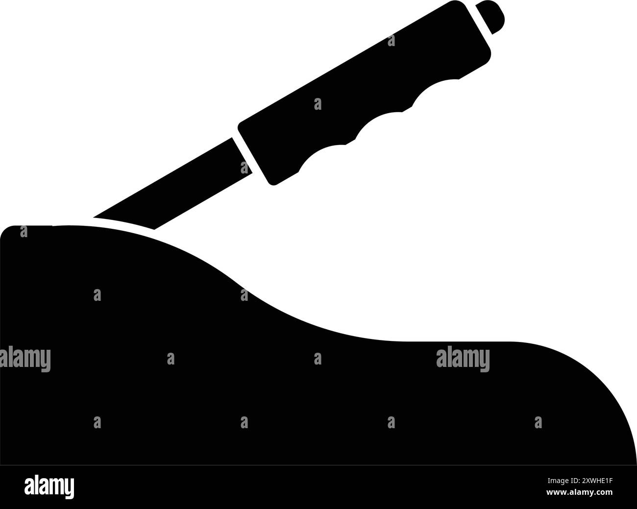 Icona del freno a mano disegno dell'elemento Illustrazione Vettoriale