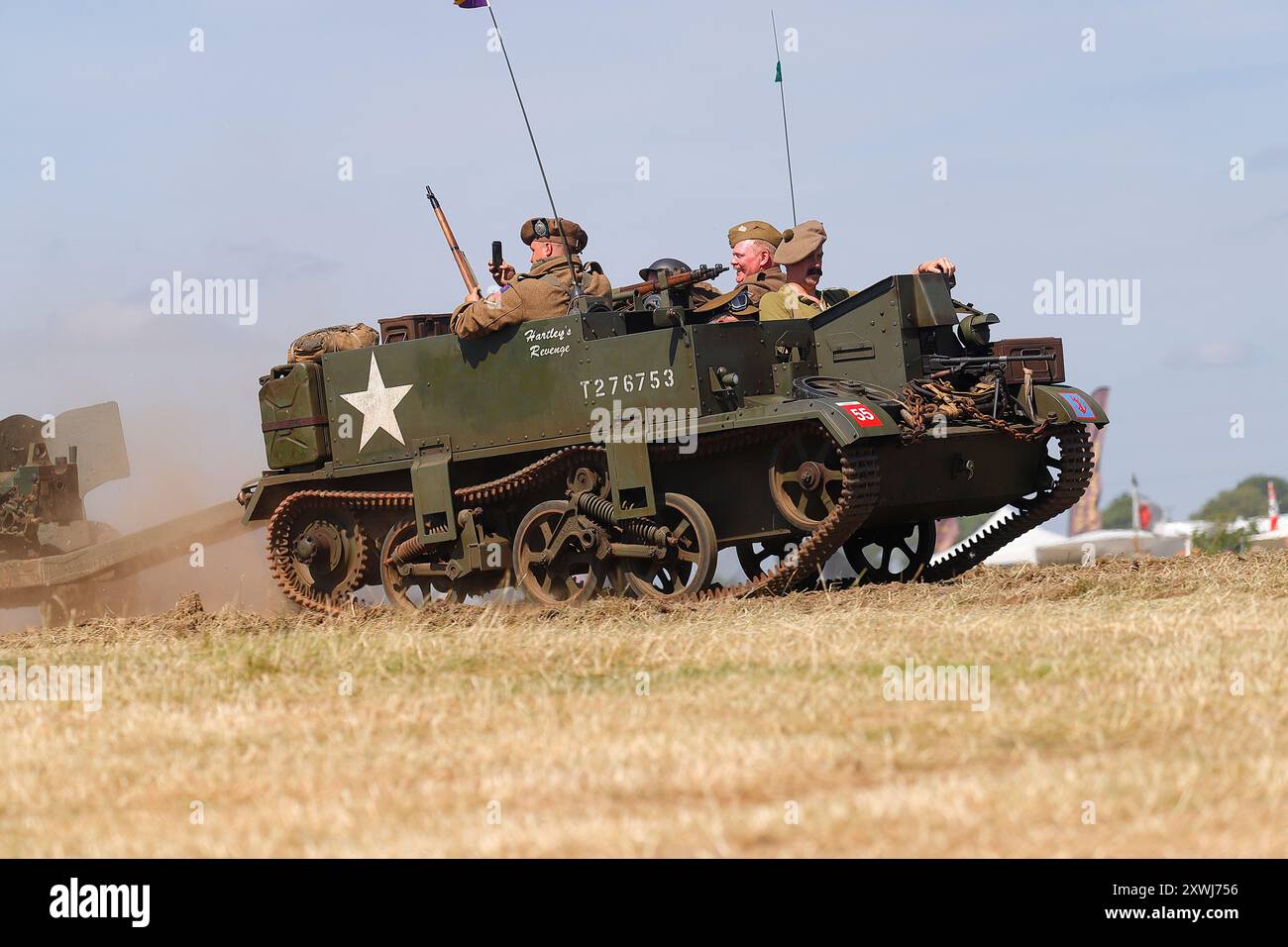 Bren Gun Carrier in mostra presso l'esperienza di guerra dello Yorkshire vicino a Bradford, West Yorkshire, Regno Unito Foto Stock