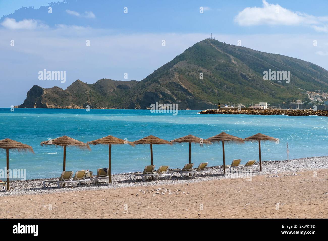 Alicante in Spagna: Il lungomare di Altea Foto Stock