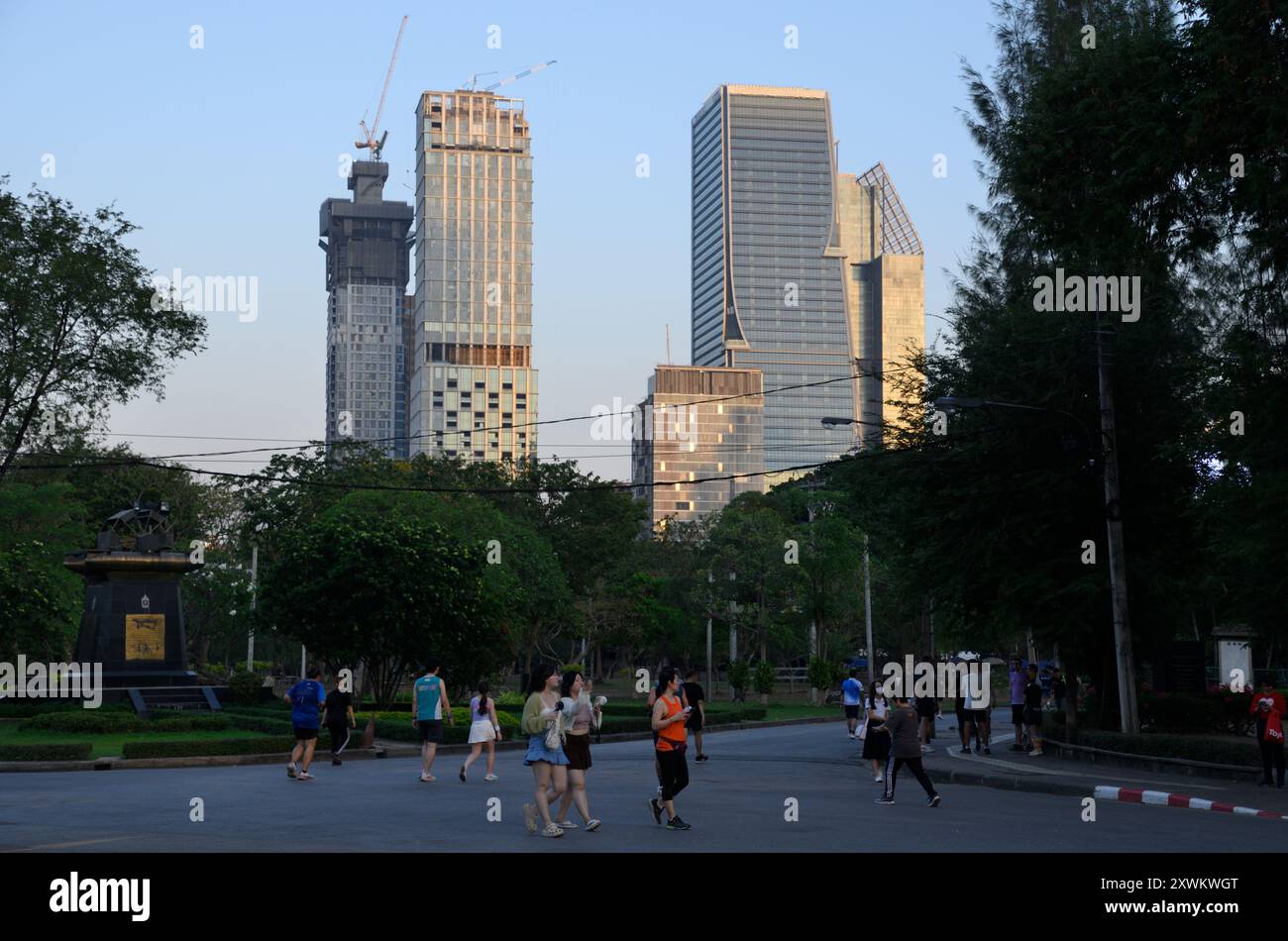 Lumphini Park, Bangkok, Thailandia, Asia Foto Stock