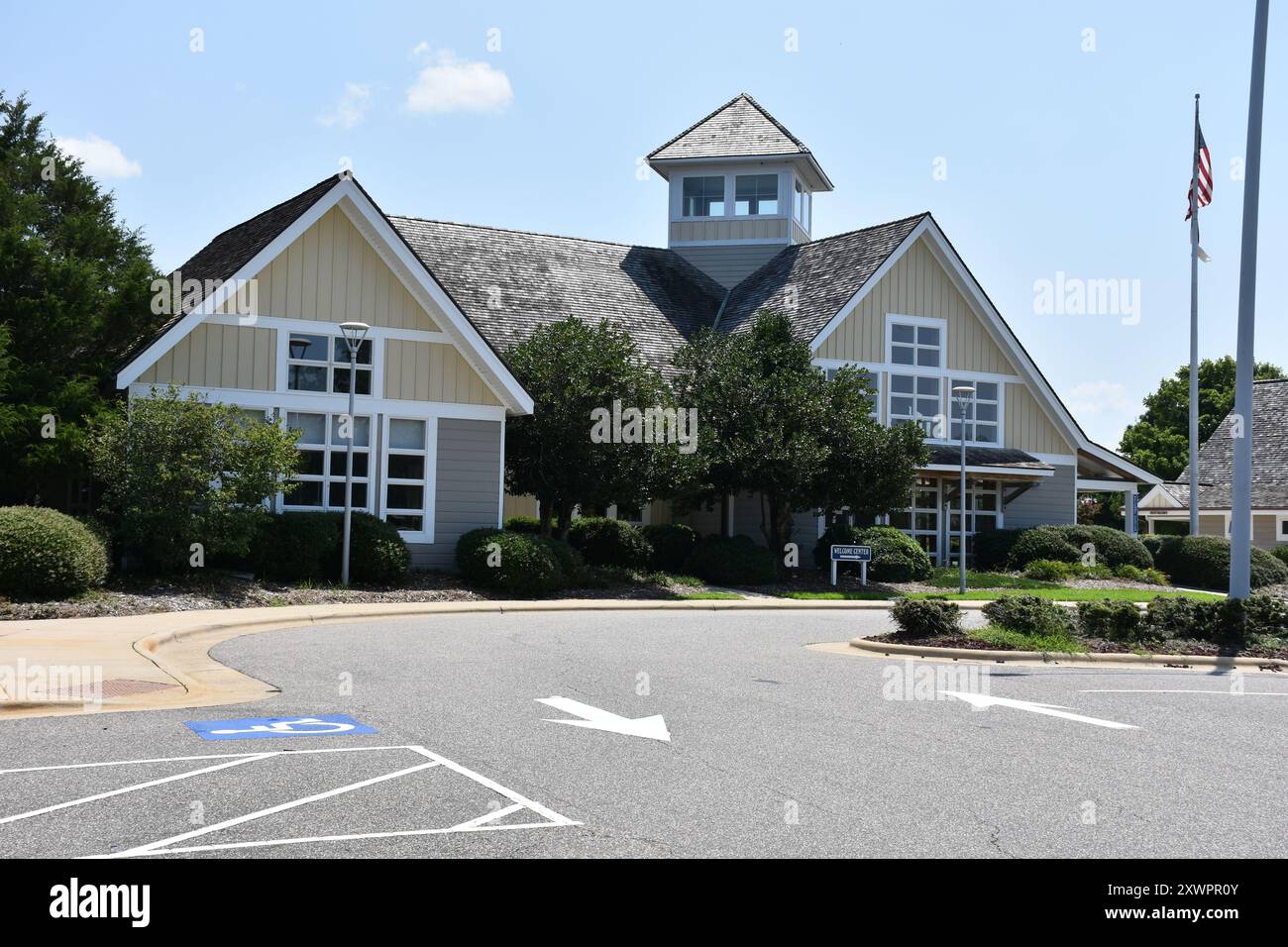 L'Outer Banks Visitor Center accoglie i turisti nelle Outer Banks del North Carolina. Foto Stock