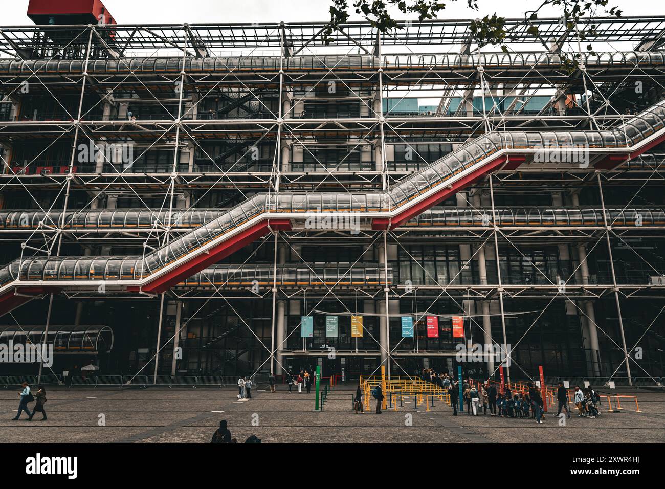 Centro Pompidou a Parigi Foto Stock