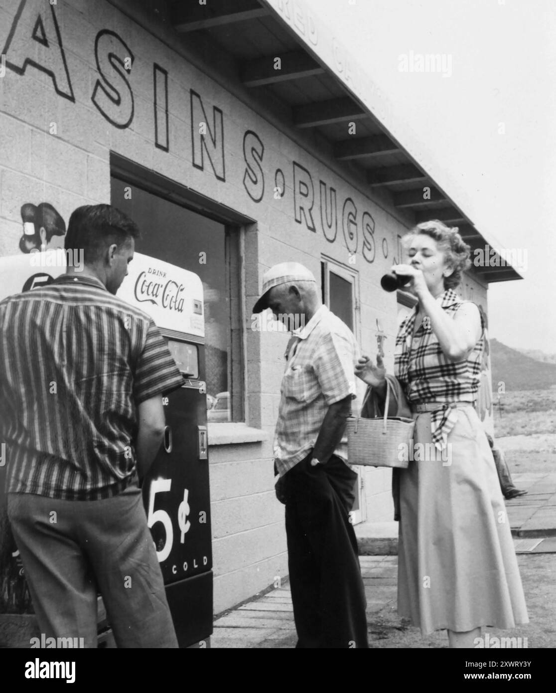 1958 vicino al Grand Canyon Foto Stock