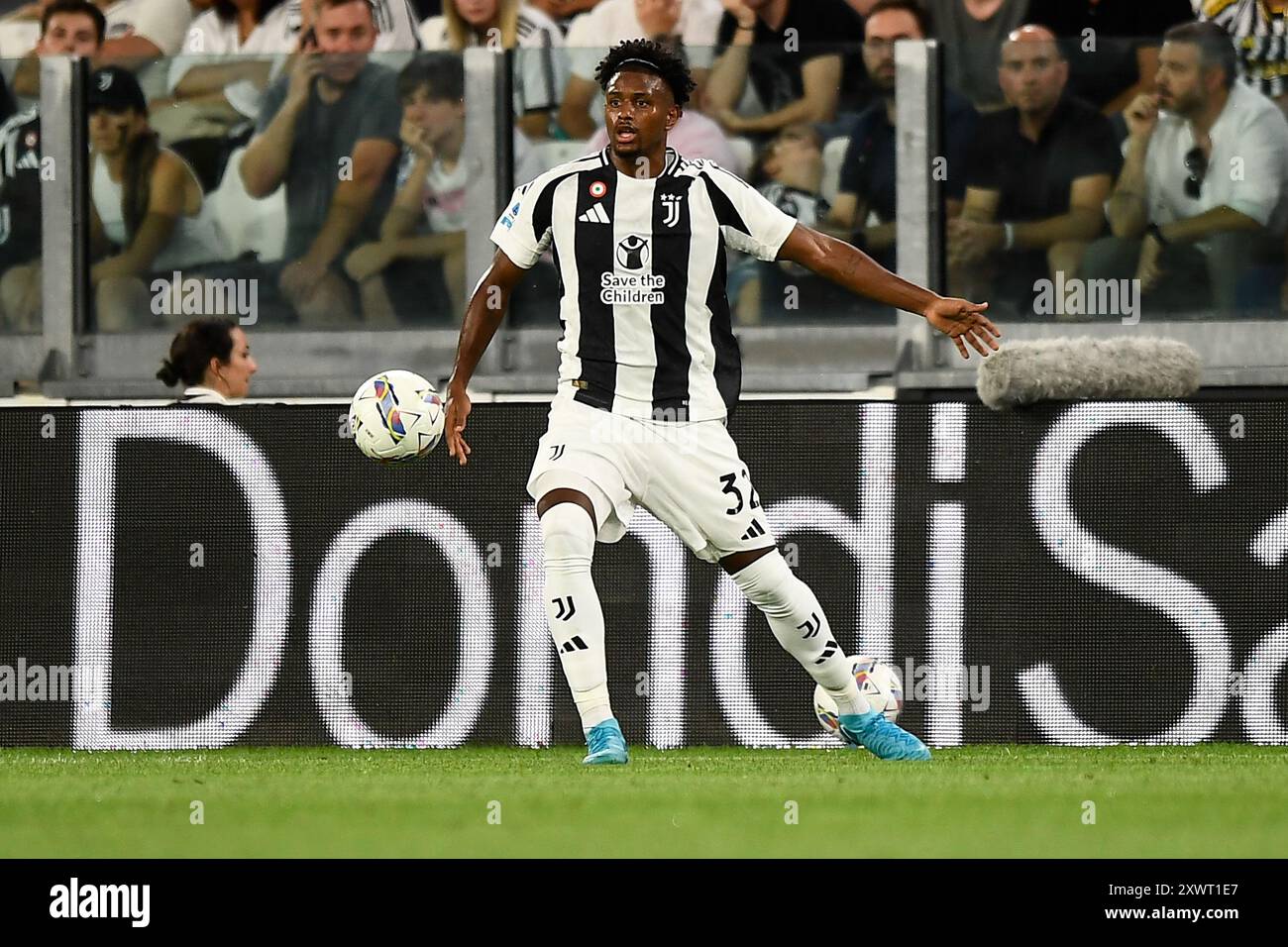 Cabal della Juventus durante la partita di serie A tra Juventus FC e Como 1907 all'Allianz Stadium il 19 agosto 2024 a Torino. Foto Stock