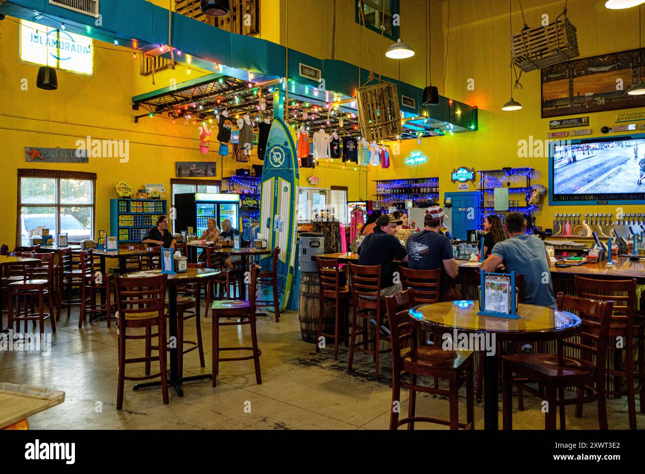 Islamorada Brewery & Distillery, St Lucie Blvd, Fort Pierce, Florida Foto Stock