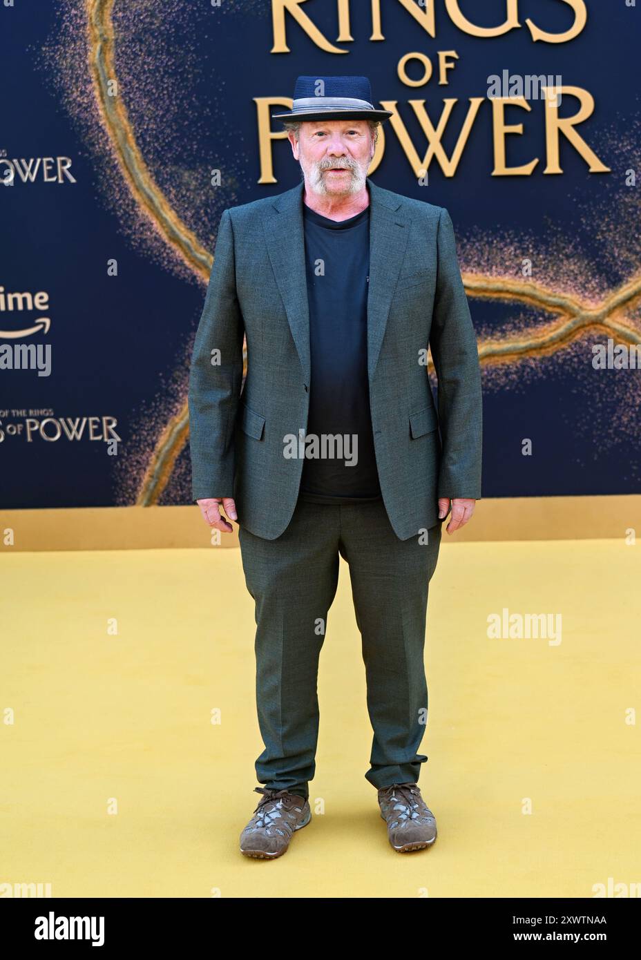 LONDRA, REGNO UNITO. 20 agosto 2024. Peter Mullan partecipa alla prima mondiale di The Lord of the Rings: The Rings of Power - stagione 2 al BFI SOUTHBANK di Londra, Regno Unito. ( Credito: Vedi li/Picture Capital/Alamy Live News Foto Stock