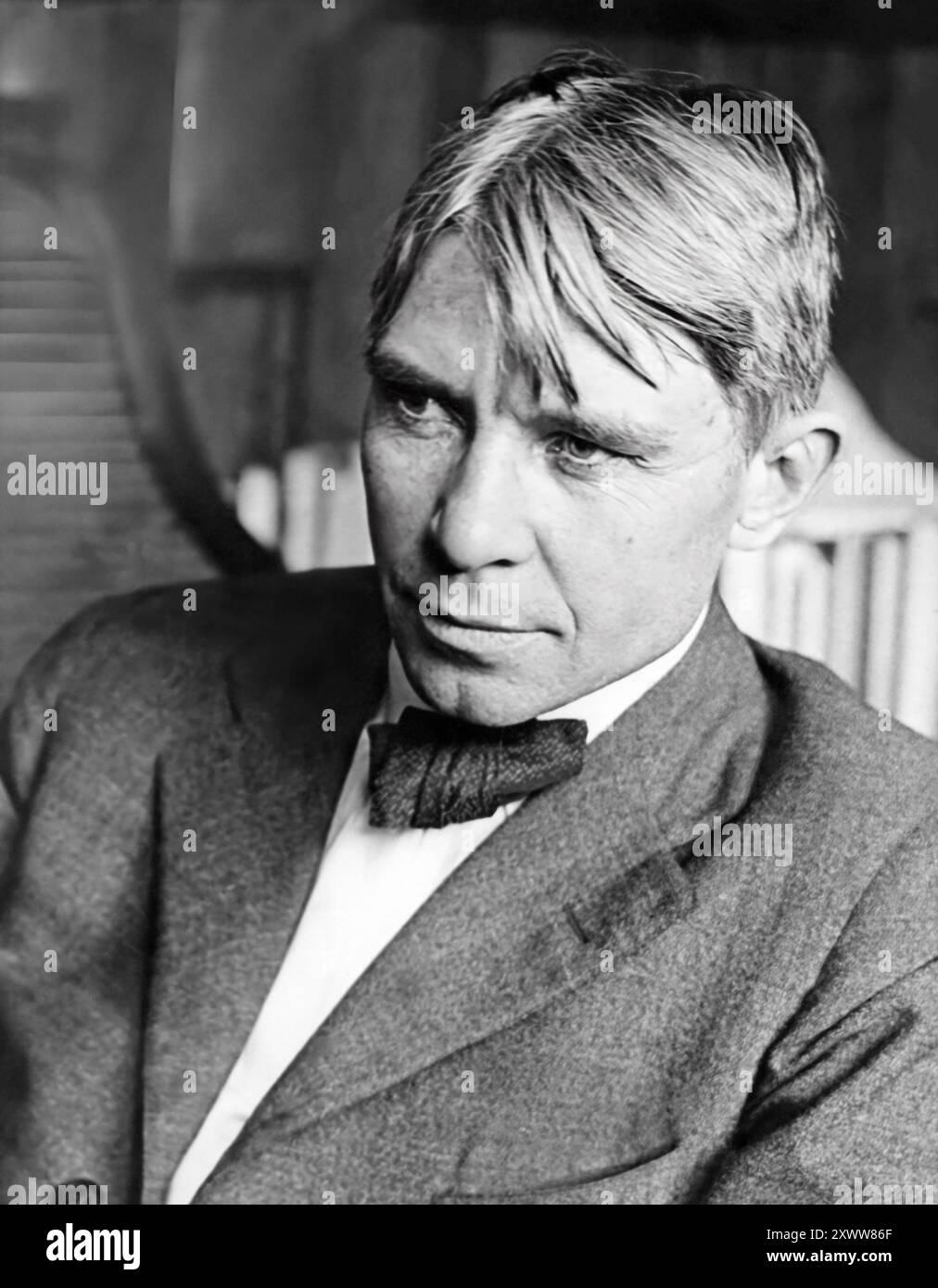 Carl Sandburg (1878-1967), poeta americano, biografo, giornalista ed editore, che ha ricevuto tre premi Pulitzer tra il 1919 e il 1951. (USA) Foto Stock