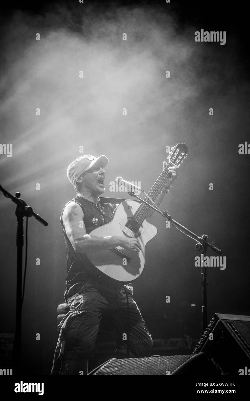 Concerto dal vivo di Manu Chao Foto Stock