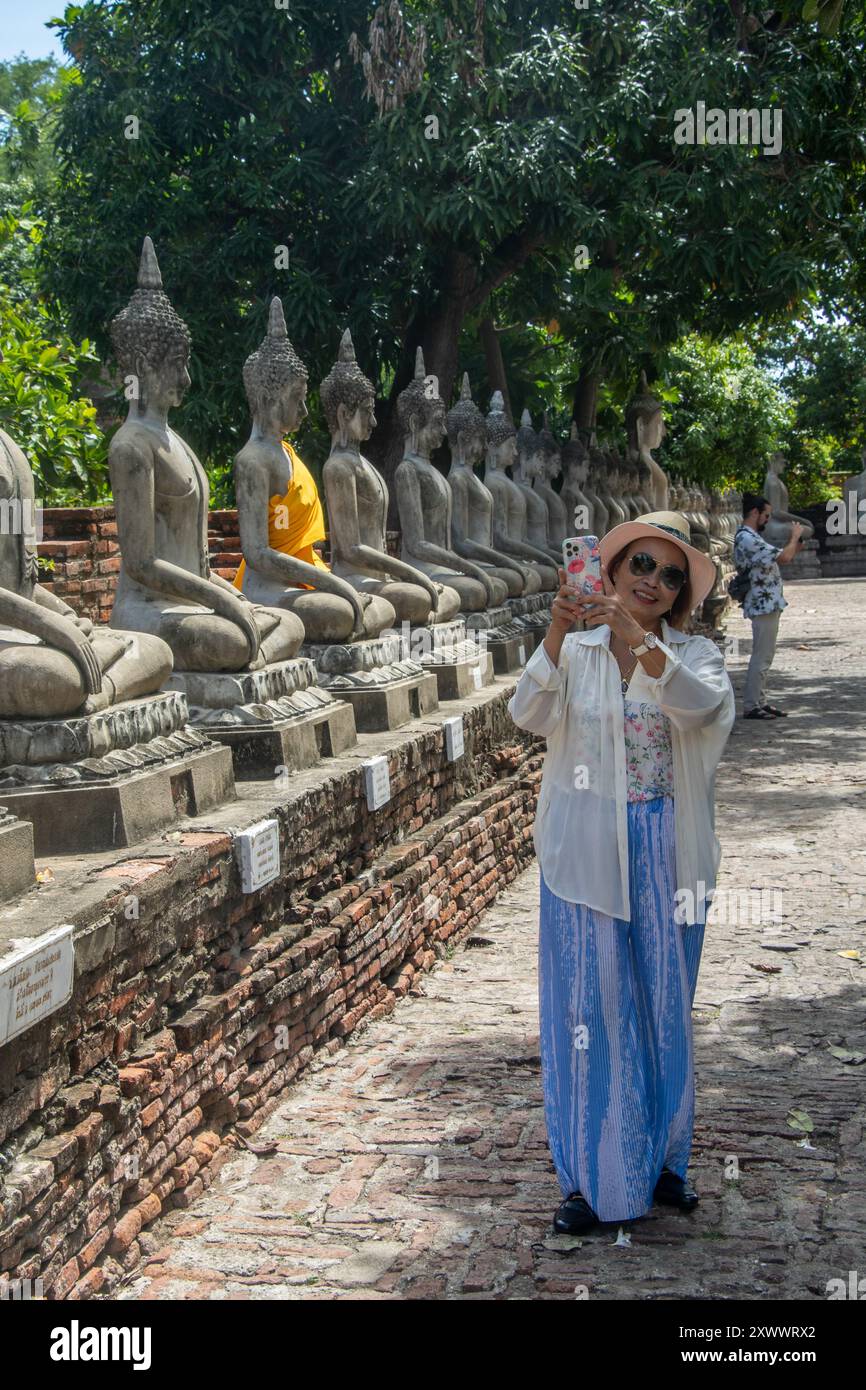 Al parco storico di Ayutthaya Foto Stock