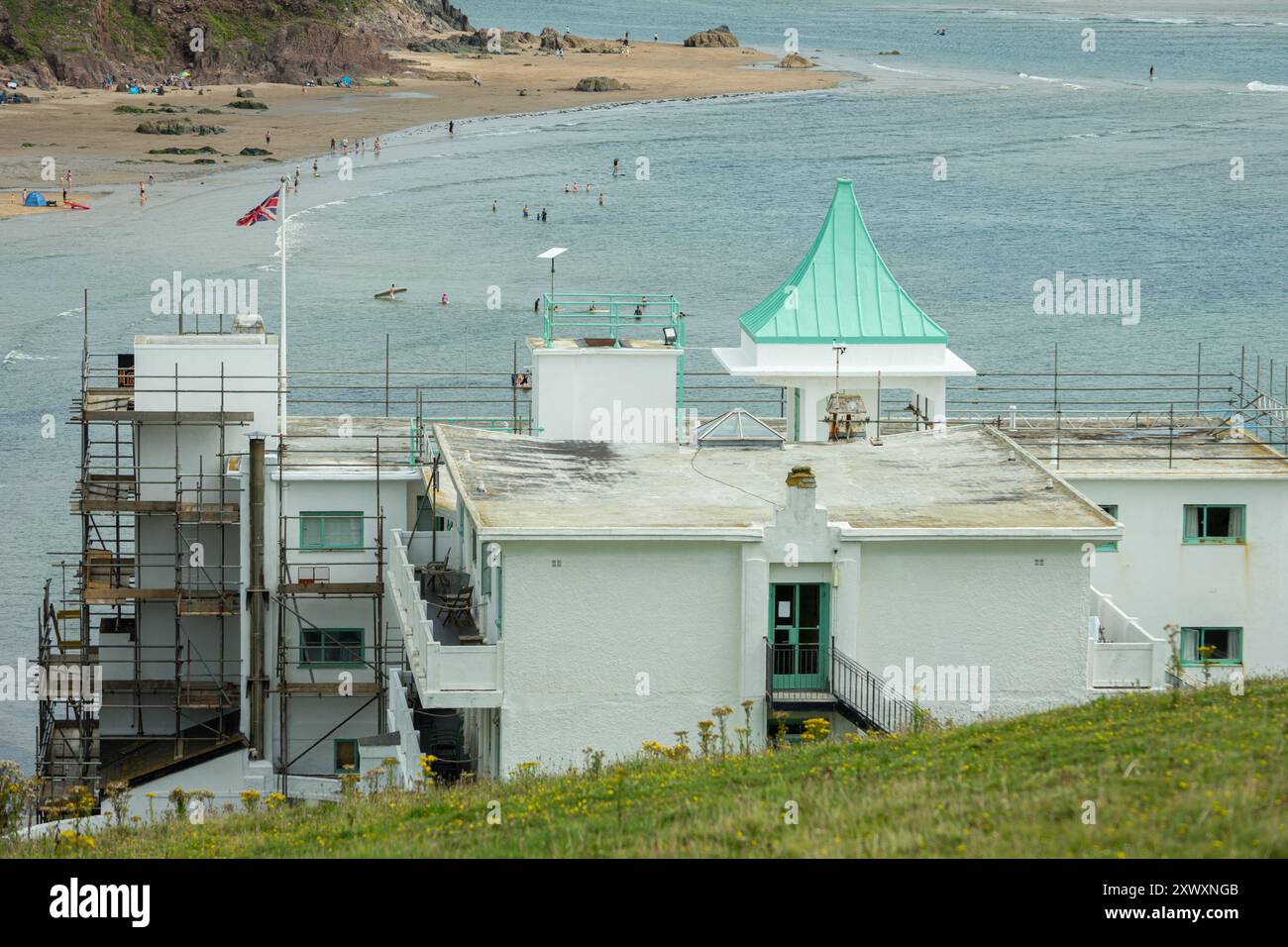 Burgh Island, Devon, Regno Unito Foto Stock