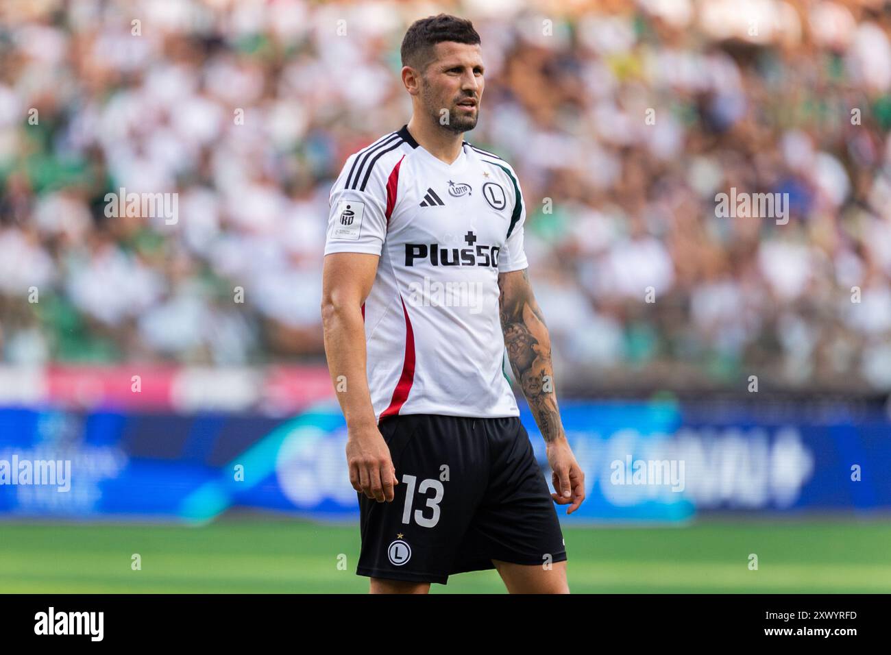 Pawel Wszolek della Legia visto durante la partita polacca di PKO Bank Polski Ekstraklasa League tra Legia Warszawa e Radomiak Radom al Marshal Jozef Pilsudski Legia Warsaw Municipal Stadium. Punteggio finale; Legia Warszawa 4:1 Radomiak Radom. (Foto di Mikolaj Barbanell / SOPA Images/Sipa USA) Foto Stock