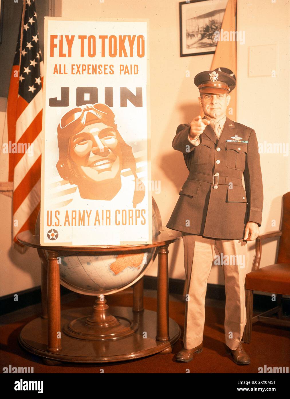 Seconda guerra mondiale, generale di brigata James H. Doolittle. anni '1940 Foto Stock