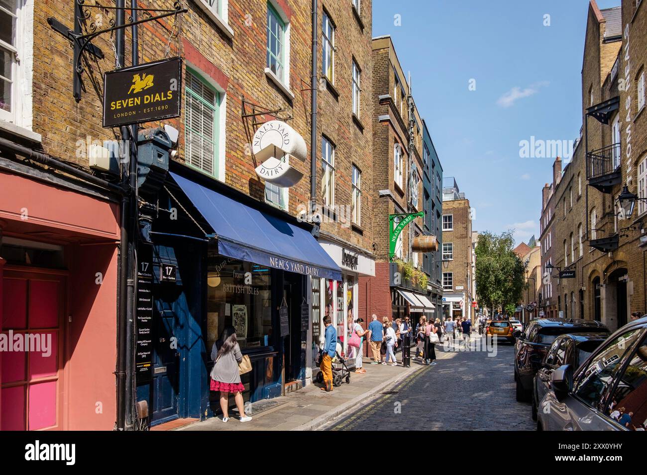 Neal's Yard Dairy, Shorts Garden, Covent Garden, Londra Regno Unito Foto Stock