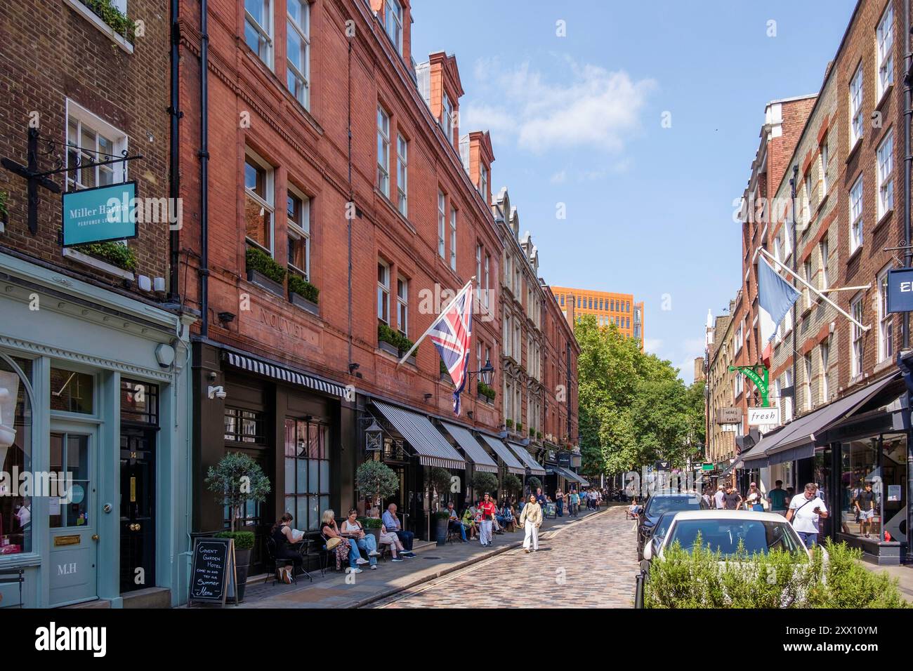 Covent Garden Hotel, Monmouth Street, Covent Garden, Londra, Regno Unito Foto Stock