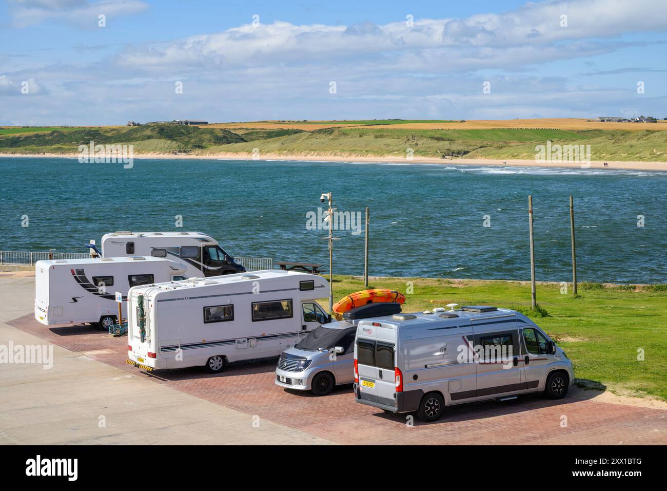 Port Erroll e Cruden Bay, Aberdeenshire, Scozia, Regno Unito. Foto Stock