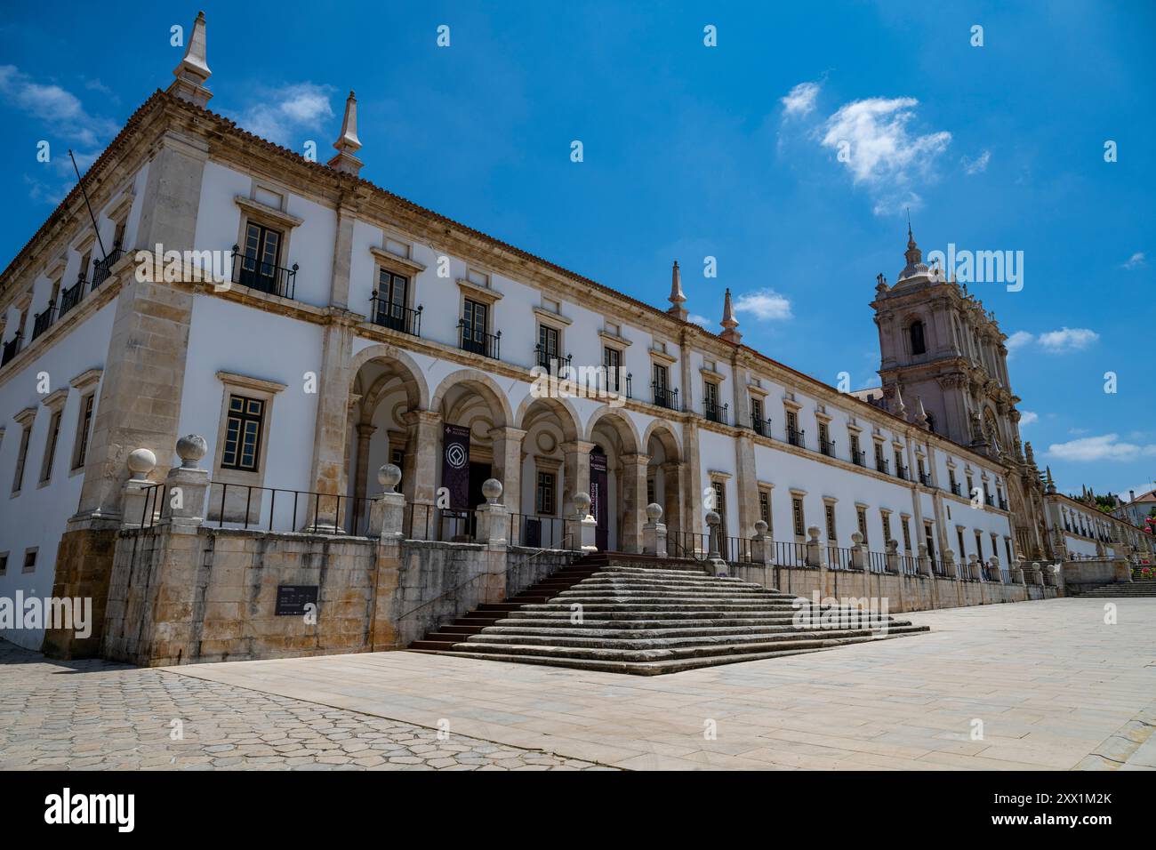 Monastero di Alcobaca, sito patrimonio dell'umanità dell'UNESCO, Alcobaca, Oeste, Portogallo, Europa Foto Stock