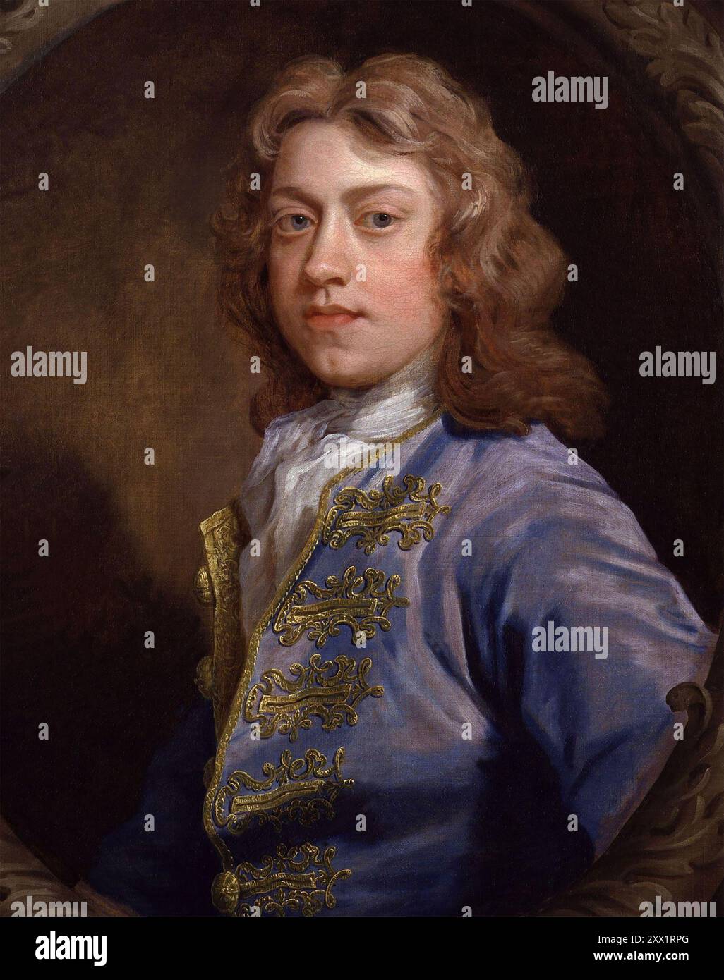 BERNARD MANDEVILLE (1670-1733) medico anglo-olandese, filosofo e autore della favola delle api. Circa 1711. Foto Stock