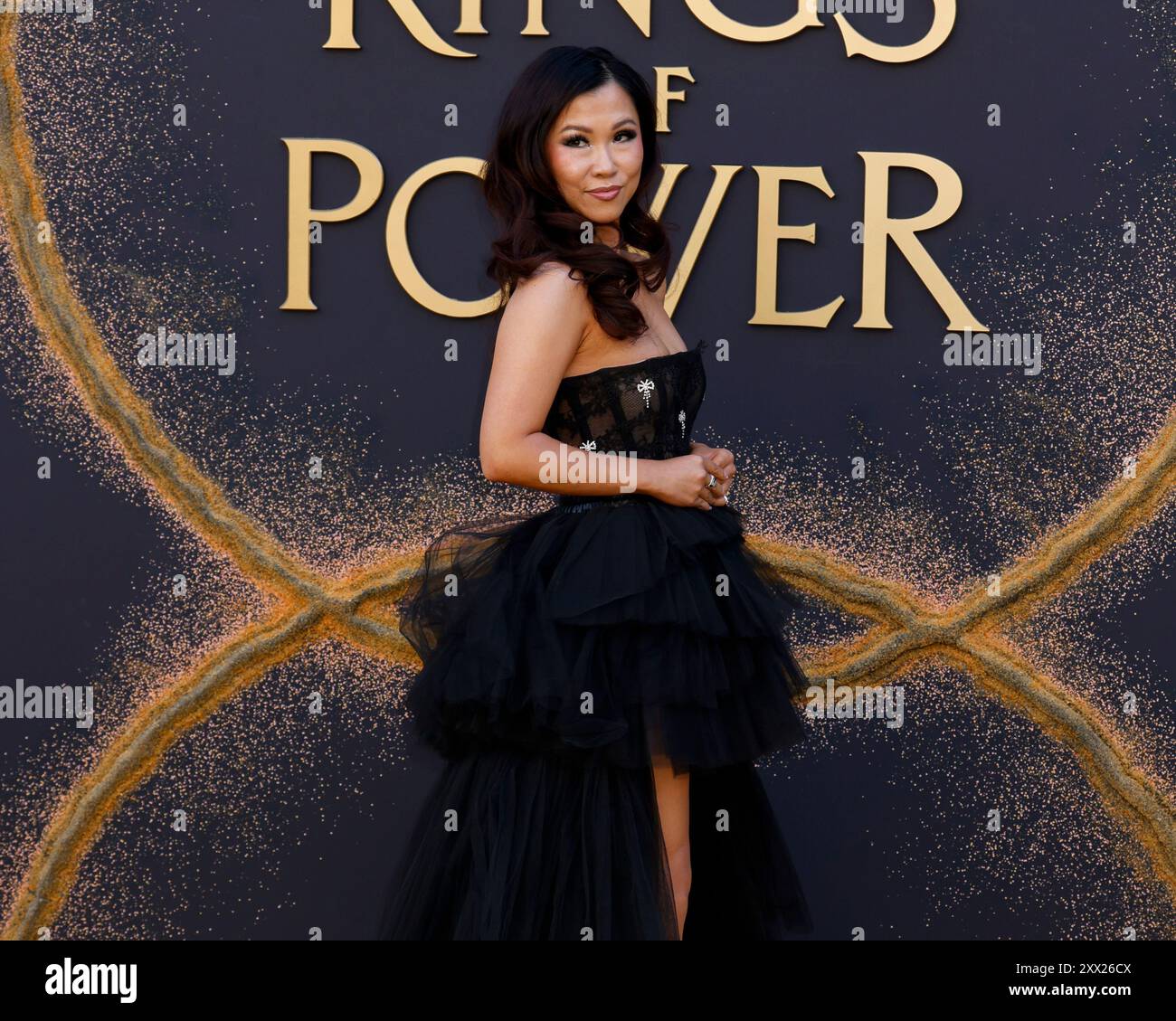 Selina lo assiste alla premiere de il Signore degli anelli: Gli anelli del potere al BFI Southbank di Waterloo, Londra. Foto Stock