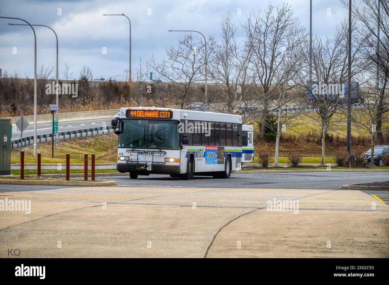 Autobus DART Delaware al Christiana Mall Foto Stock