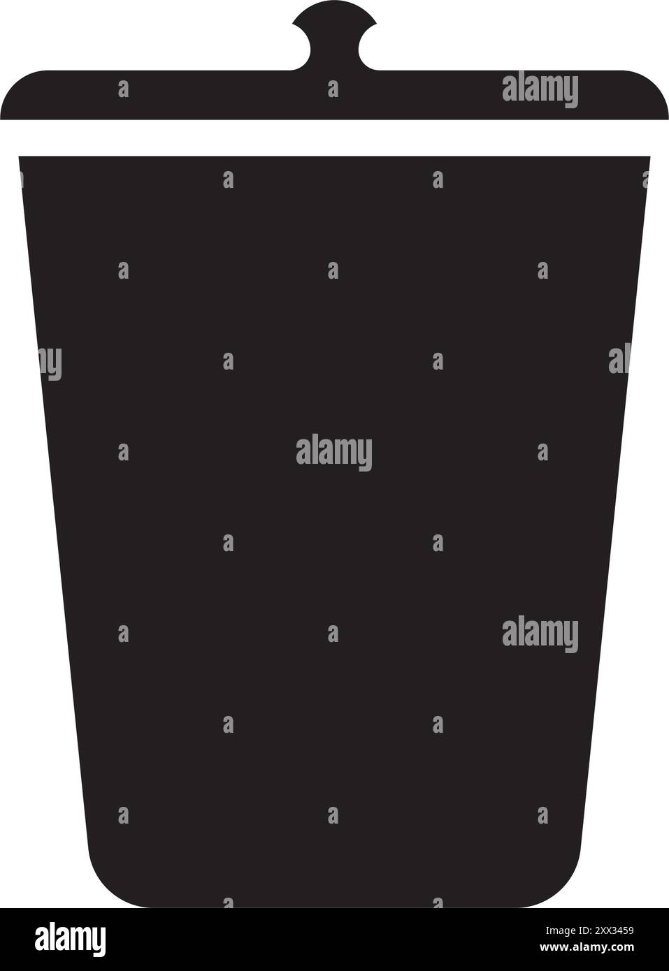 icona vettoriale cestino illustrazione disegno modello Illustrazione Vettoriale