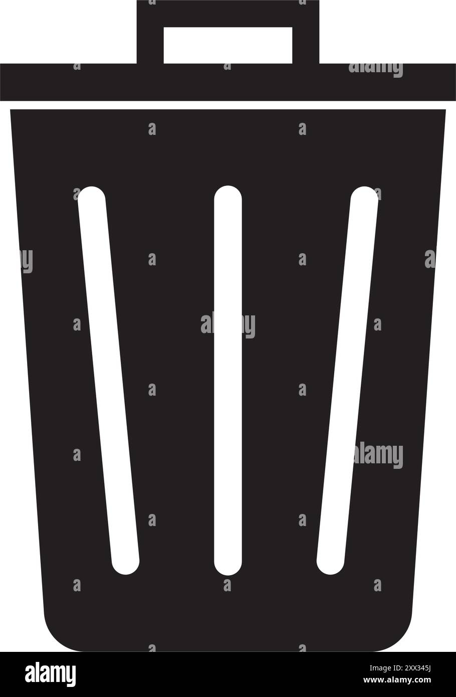 icona vettoriale cestino illustrazione disegno modello Illustrazione Vettoriale