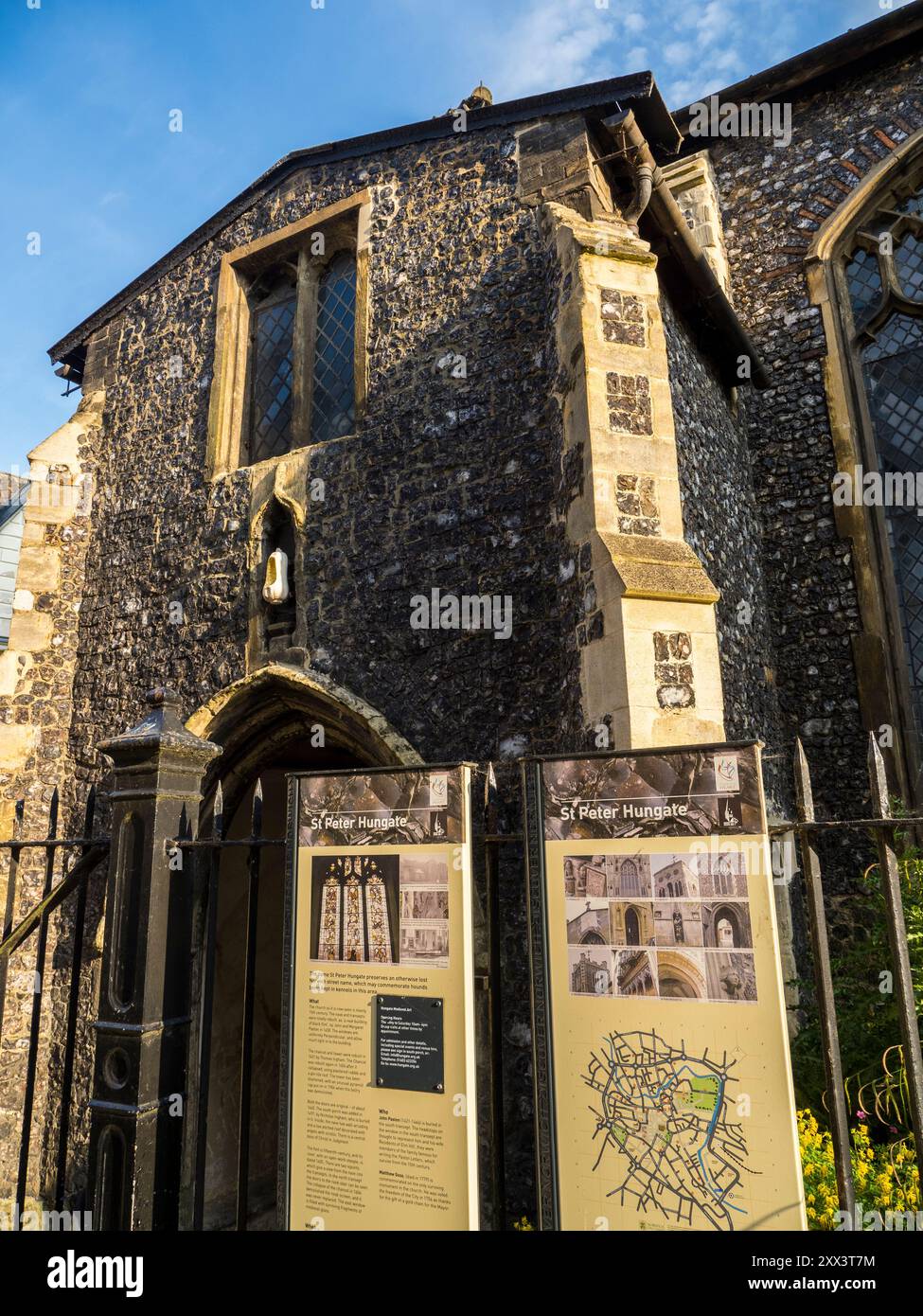 St Peter Hungate, Elm Hill, Norwich, Norfolk, Inghilterra, REGNO UNITO, REGNO UNITO. Foto Stock