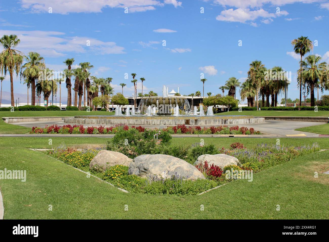 Aeroporto internazionale di Palm Springs, Palm Springs, California Foto Stock