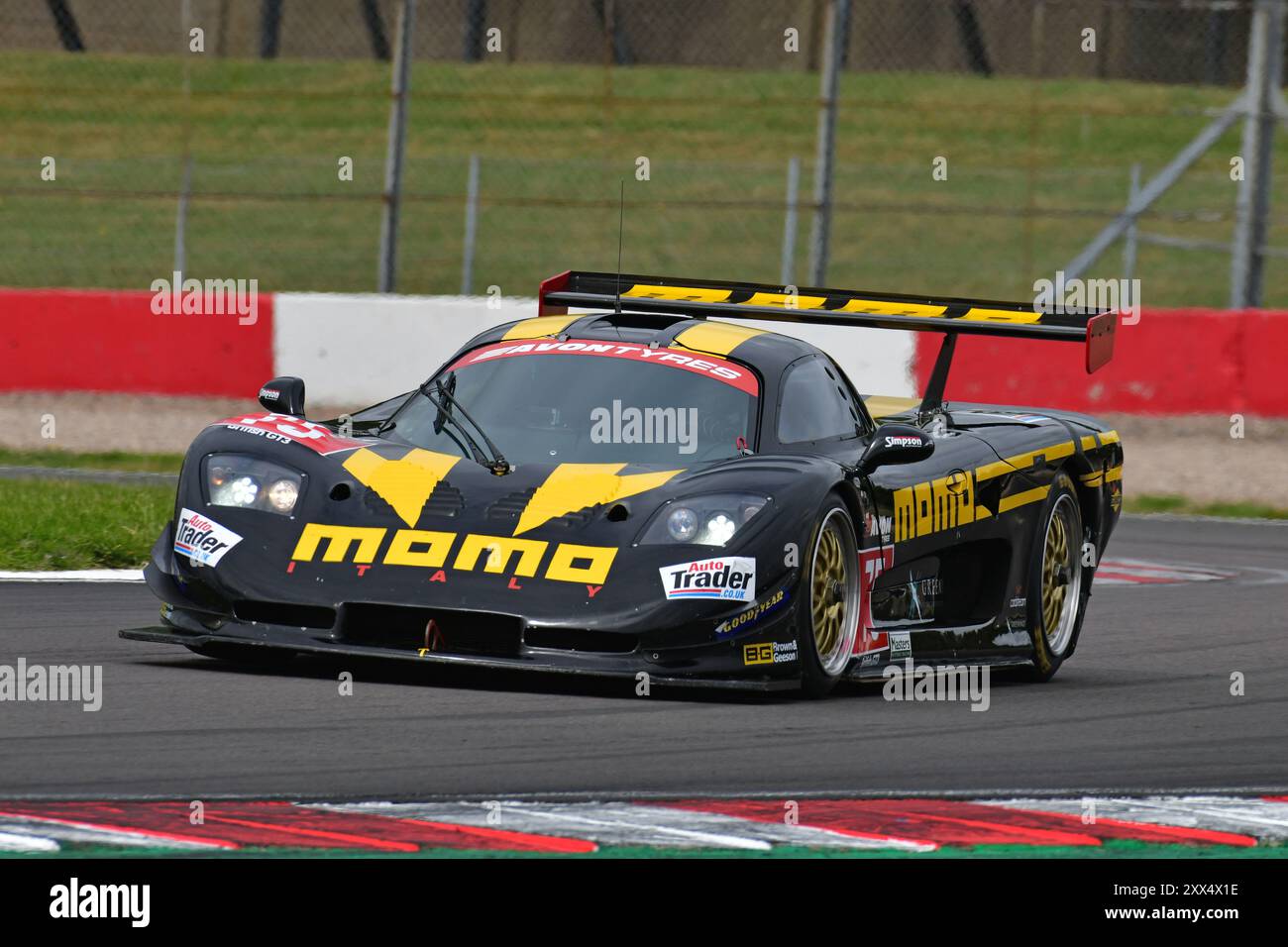 Adam Sharpe, George Haynes, Mosler MT900, Masters Historic Racing, Masters Race Weekend, Masters GT Trophy, due gare di quarantacinque minuti sulla piaga Foto Stock