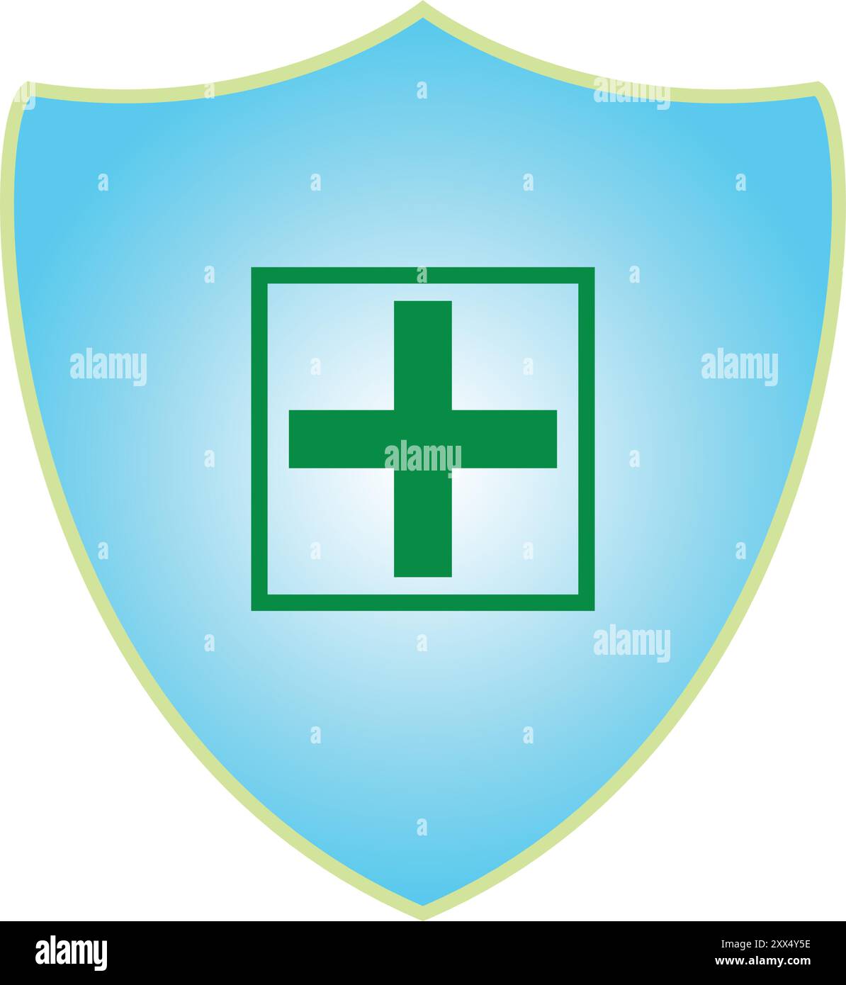 Schermo di sicurezza sanitaria colore, schermo medico, assicurazione sulla vita familiare, assistenza medica, schermo di salute, logo medico colore, assicurazione sulla vita servizio Illustrazione Vettoriale