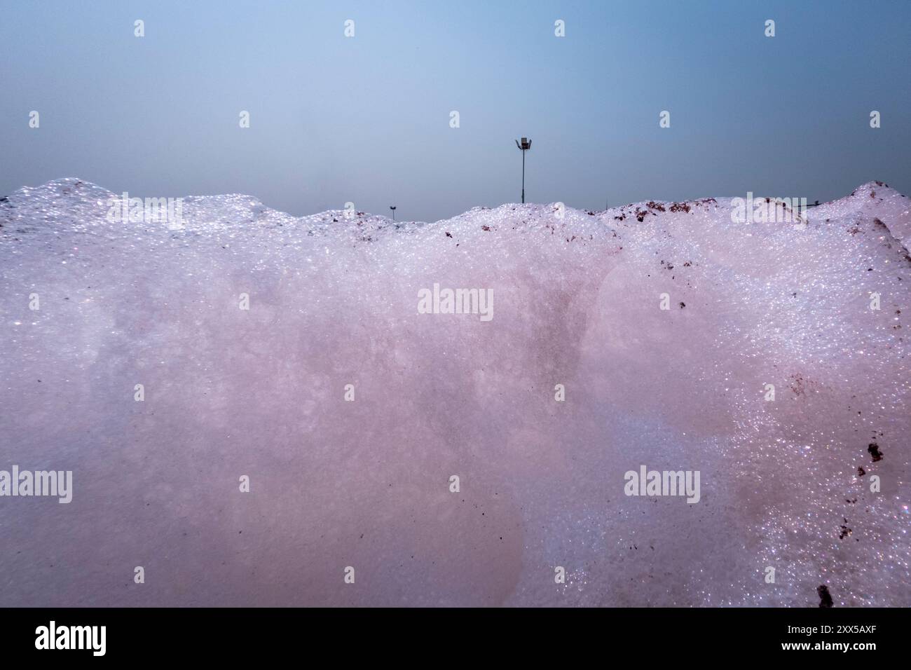 L'impianto di trattamento delle acque di Saidabad - SWTP -, dove la fase 2 è finanziata da DANIDA. Foto Stock