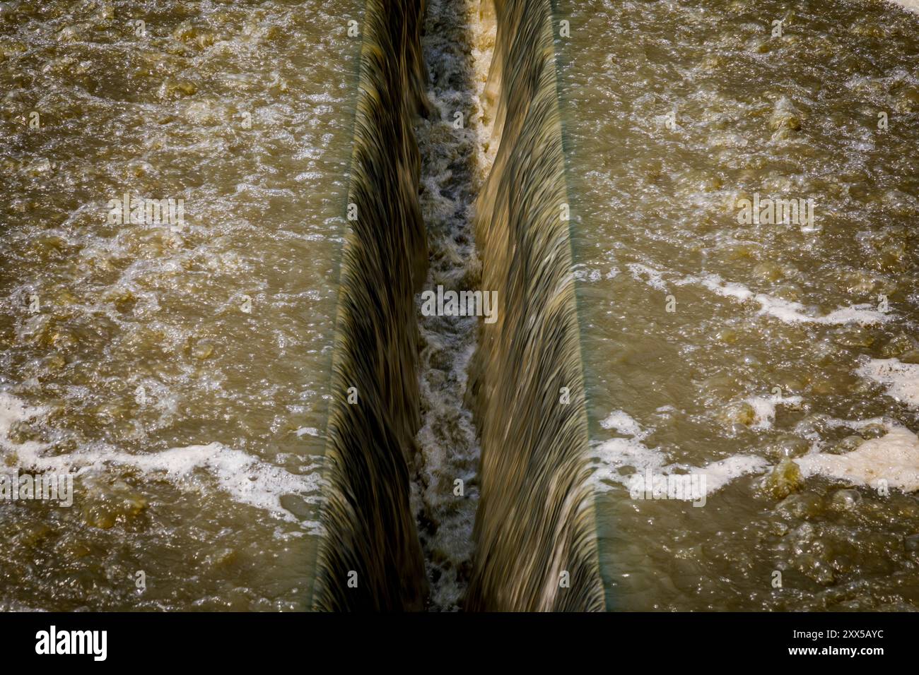 L'impianto di trattamento delle acque di Saidabad - SWTP -, dove la fase 2 è finanziata da DANIDA. Foto Stock