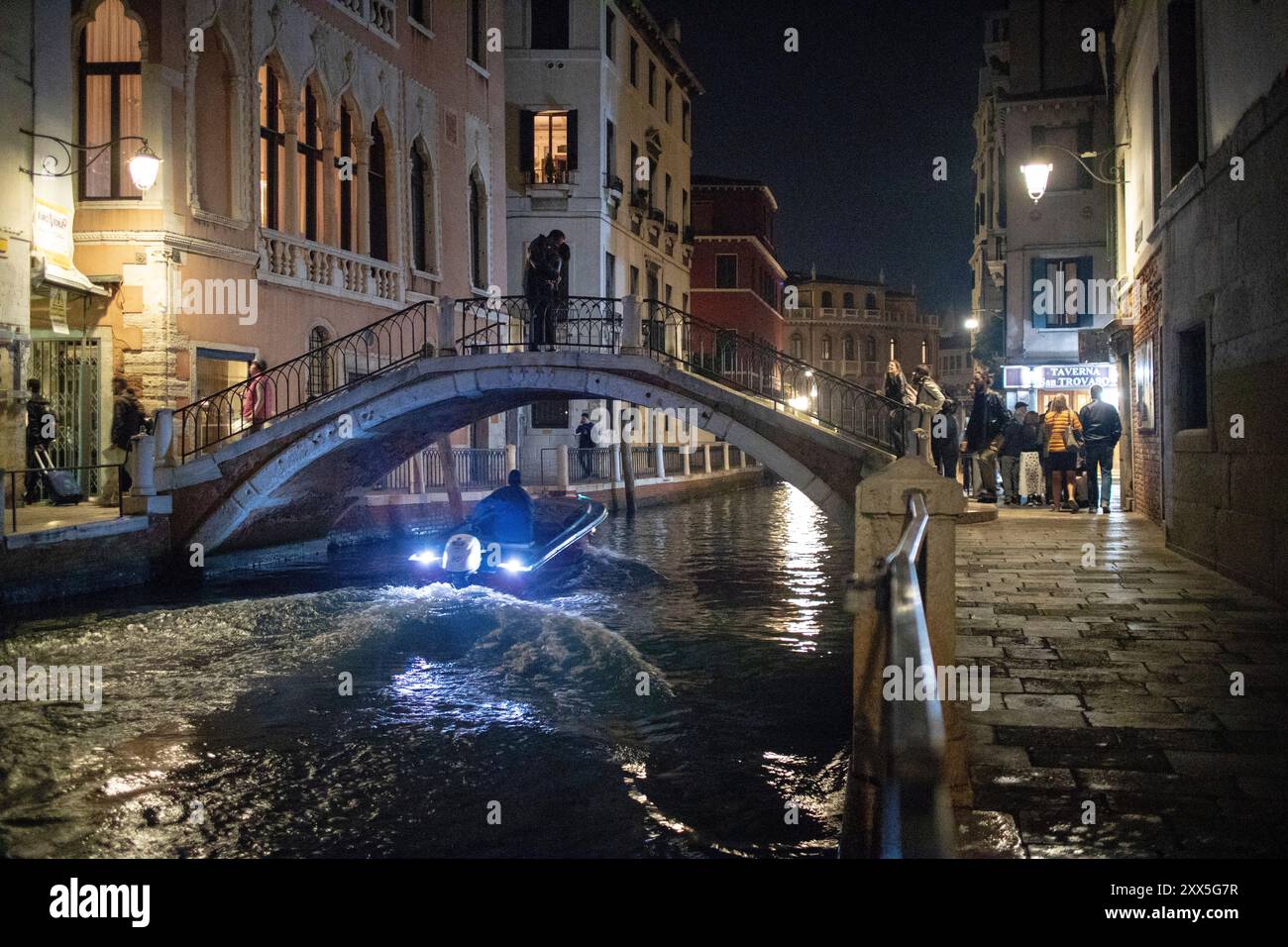 Ronan e Nicole compleanno bash a Venezia e Lido Foto Stock