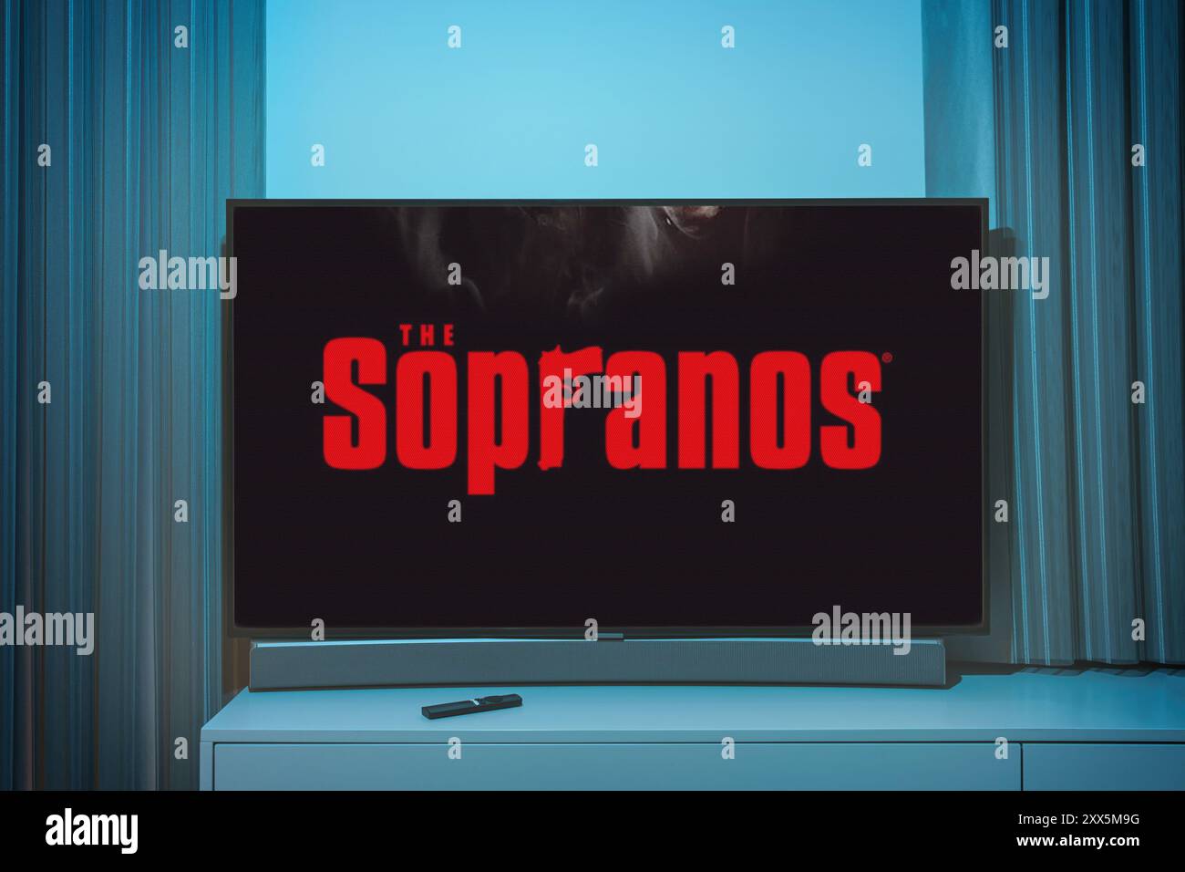 Kaunas, Lituania - 2024 agosto 22: Una delle serie televisive più popolari i Soprano Foto Stock