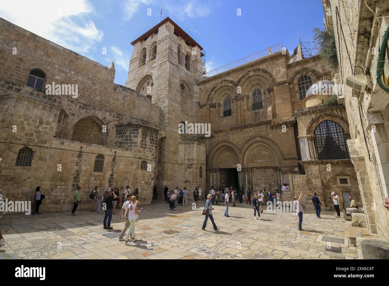 Chiesa del Santo Sepolcro, Santuario dei cristiani in tutto il mondo, Gerusalemme, Israele, Asia Foto Stock