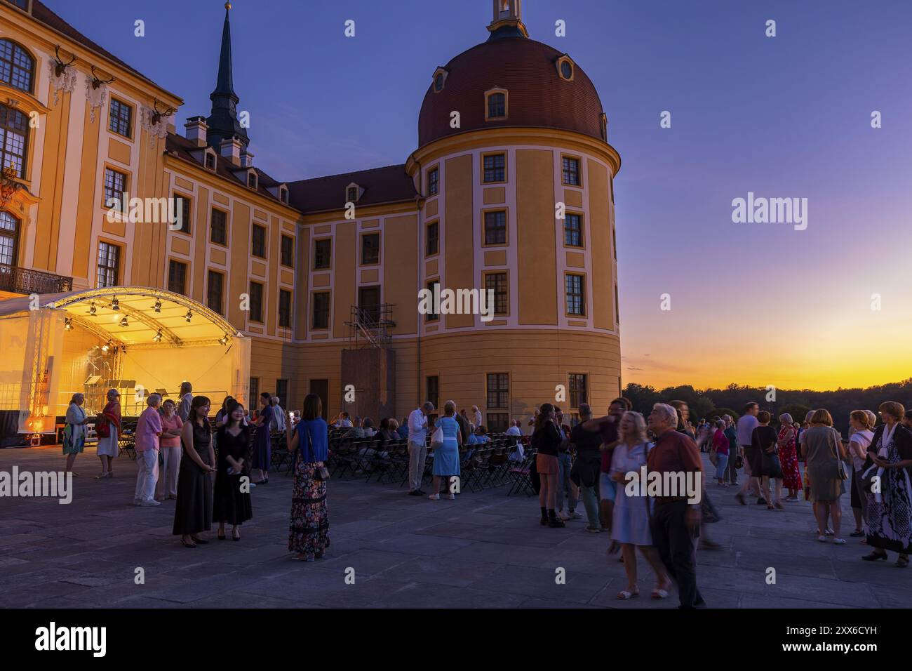 Il Moritzburg Festival è un evento annuale di musica da camera in Sassonia. Fu fondata nel 1993 a Moritzburg dai solisti Kai Vogler, Peter Bruns e J Foto Stock