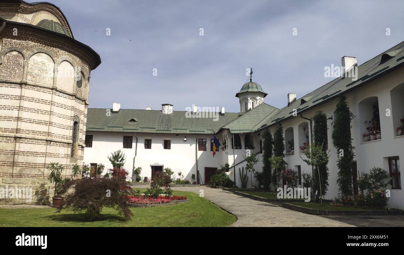 Cattedrale ortodossa della Santissima Trinità del Monastero di Cozia, Transilvania, Romania, Europa Foto Stock