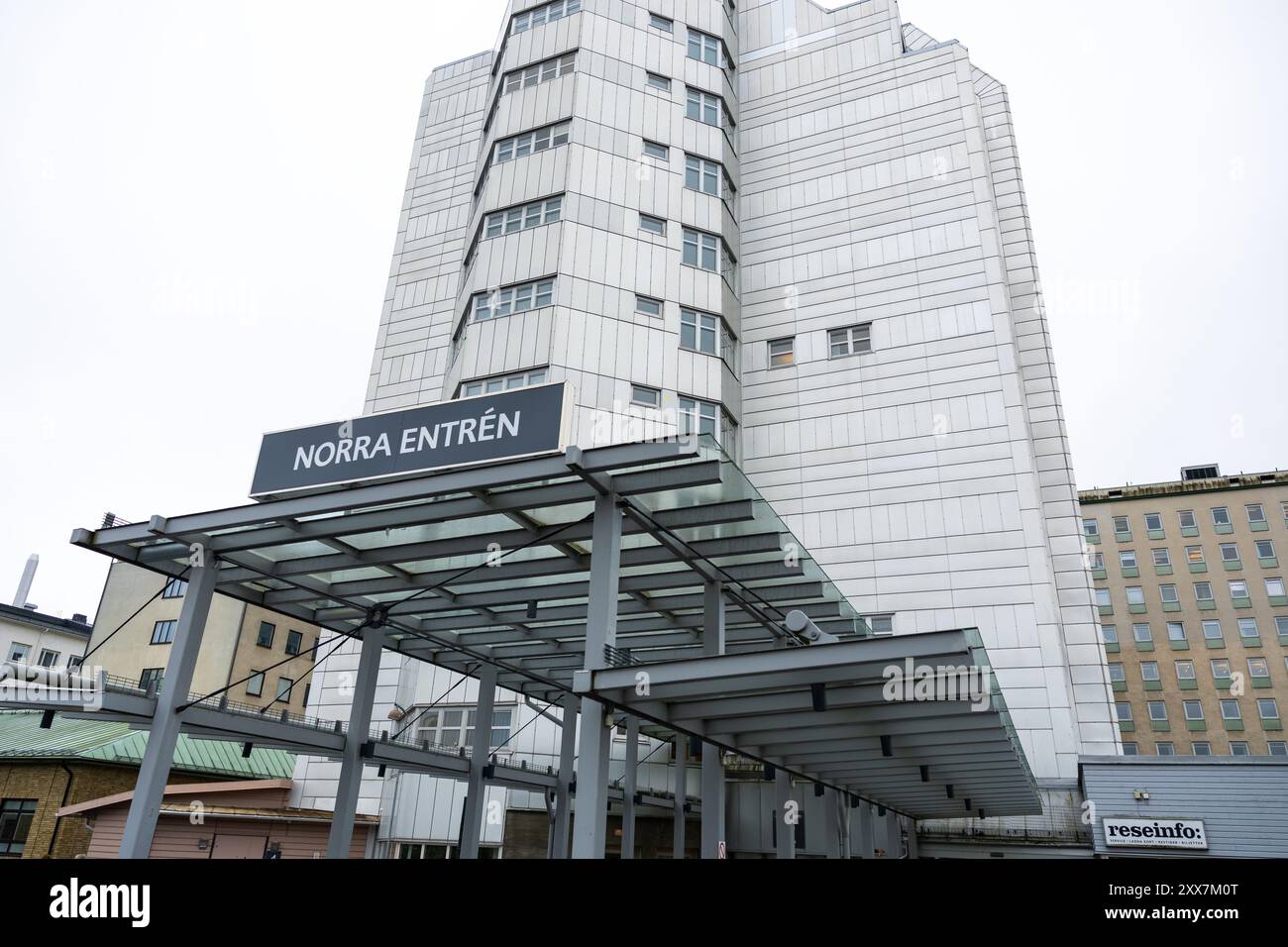 L'ospedale universitario di Umeå, Svezia (in svedese: Norrlands universitetssjukhus, Nus), è il principale ospedale della Svezia settentrionale. Foto Stock