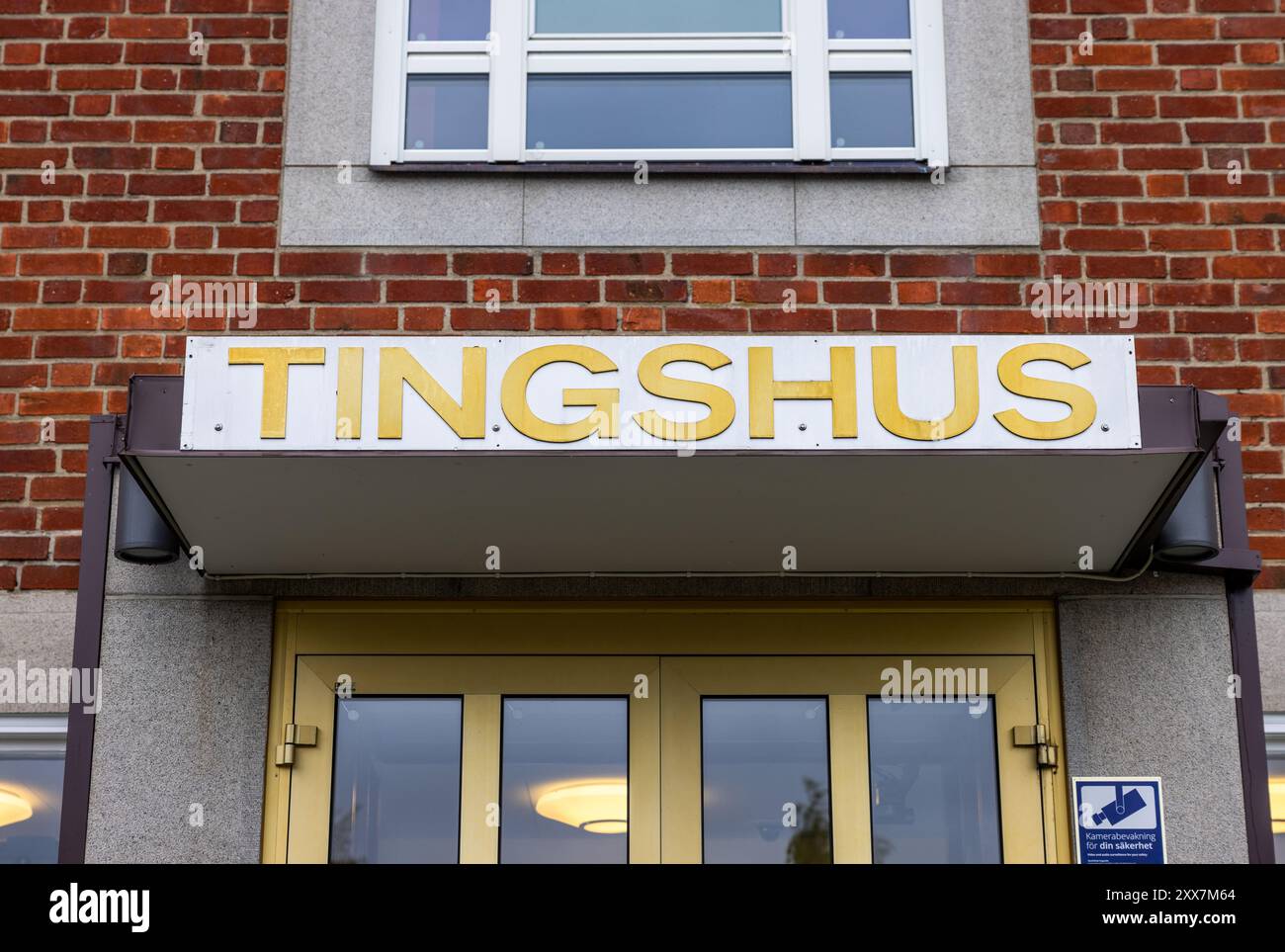 Tribunale distrettuale di Skellefteå (in svedese: Skellefteå tingsrätt) nella città di Skellefteå, Svezia. Foto Stock