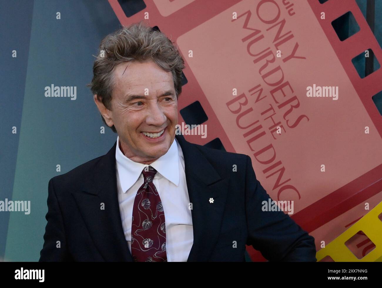 Los Angeles, Stati Uniti. 22 agosto 2024. Il membro del cast Martin Short partecipa alla prima stagione di Hulu 'Only Murders in the Building' ai Paramount Studios di Los Angeles giovedì 22 agosto 2024. Foto di Jim Ruymen/UPI credito: UPI/Alamy Live News Foto Stock