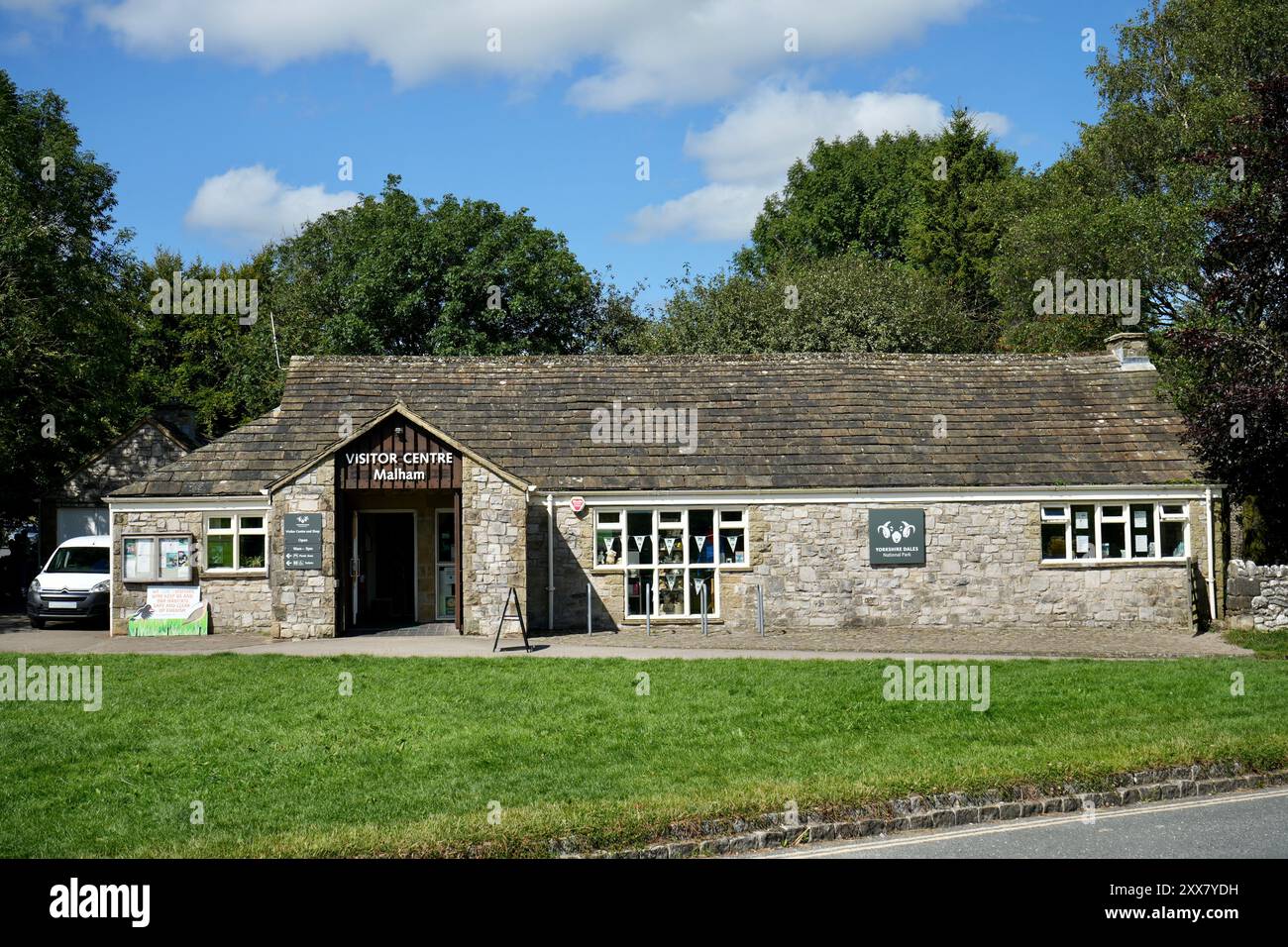 Centro visitatori di Malham. Foto Stock