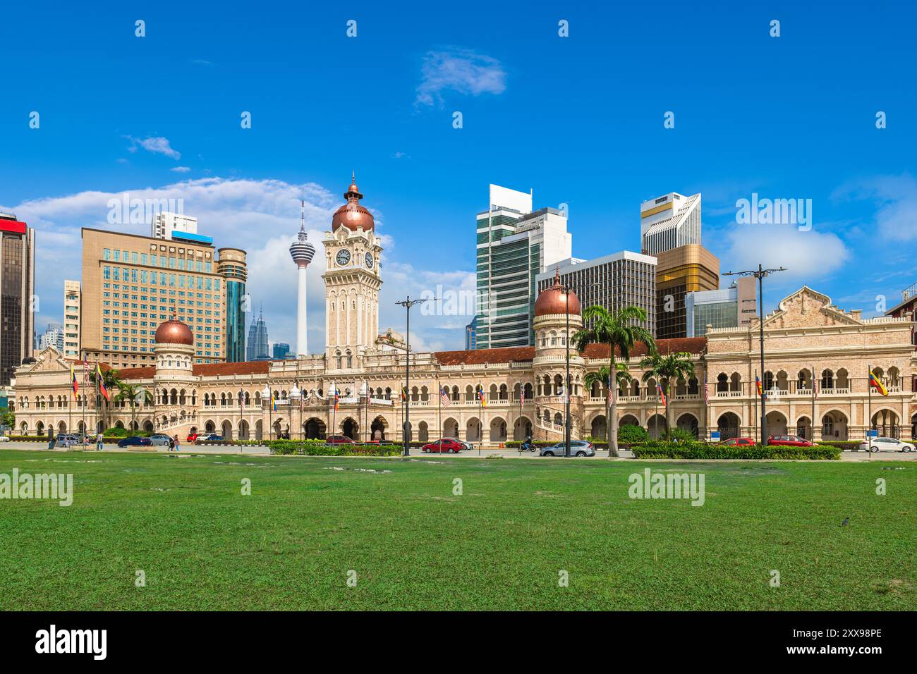 Edificio del Sultano Abdul Samad in Independence Square a Kuala Lumpur, Malesia Foto Stock