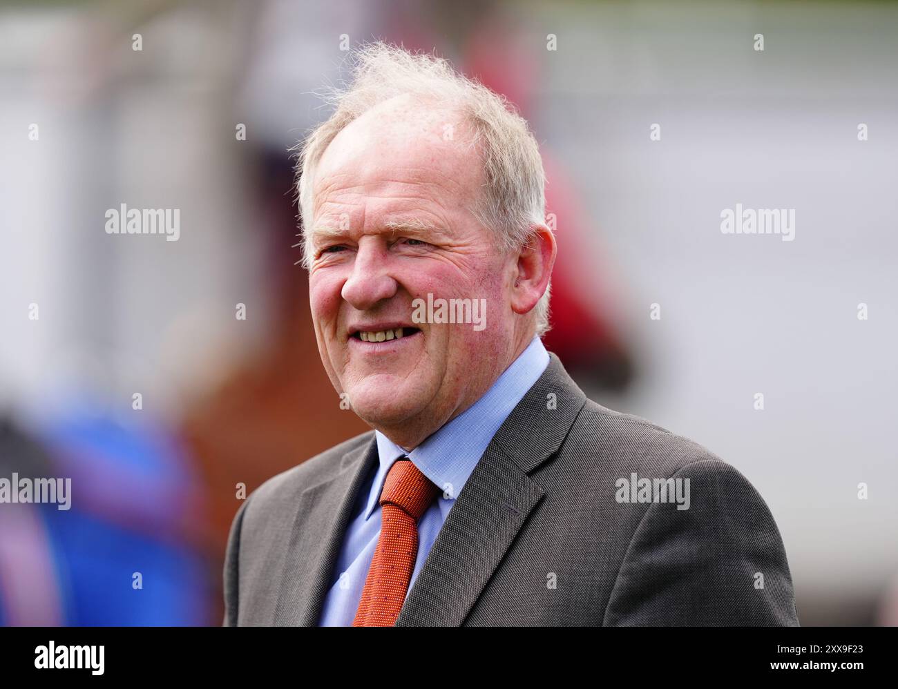 Allenatore Jim Goldie durante il terzo giorno dello Sky Bet Ebor Festival all'ippodromo di York. Data foto: Venerdì 23 agosto 2024. Foto Stock