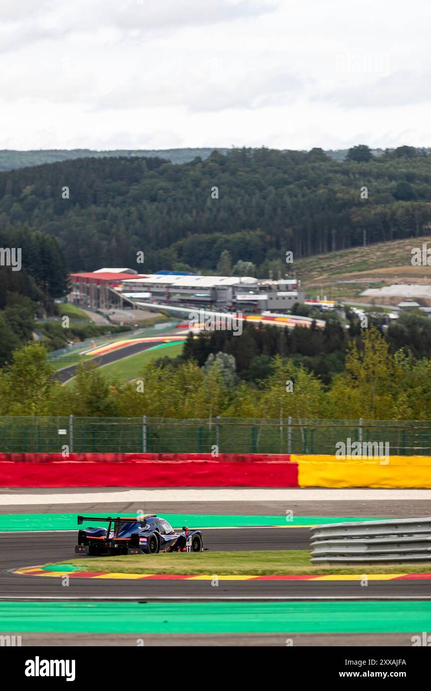 Francorchamps, Belgio, 23 agosto 2024,#11 Eurointernational (Ita) - Ligier JS P320/Nissan (LMP3) - Matthew Richard Bell (GBR) Adam Ali (CAN) durante il quarto round della Michelin le Mans Cup 2024 al Circuit de Spa-Francorchamps (Belgio), il 23 agosto 2024 - Photo Kristof Vermeulen Photography - Credit Kristof Vermeulen/Alamy Live News Foto Stock