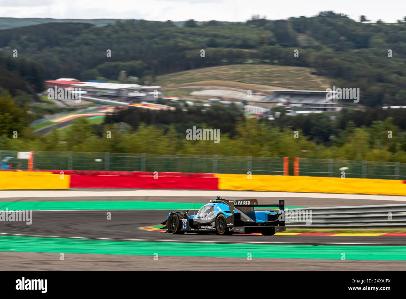 Francorchamps, Belgio, 23 agosto 2024,#25 Algarve Pro Racing (PRT) - Oreca 07/Gibson (LMP2) - Matthias Kaiser (che) Olli Caldwell (GBR) Alexander Lynn (GBR) durante il quarto round della Michelin le Mans Cup 2024 al Circuit de Spa-Francorchamps (Belgio), il 23 agosto 2024 - Photo Kristof Vermeulen Photography - Credit Kristof Vermeulen News Live/Alamulen News Live/Algarve Pro Racing Foto Stock