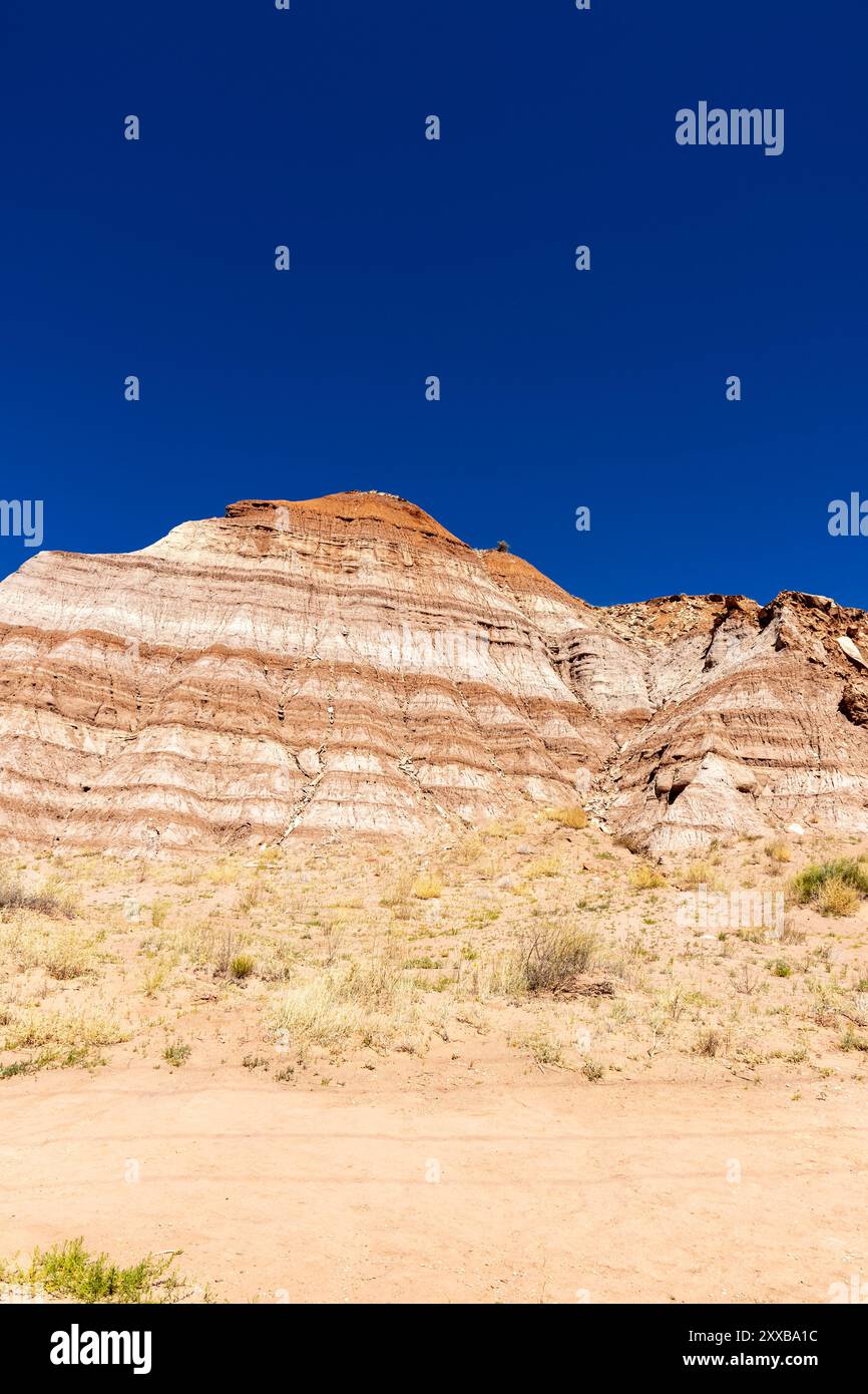 Paesaggio intorno all'inizio del Toadstool Hoodoos Trailhead presso il Grand Staircase Escalante National Monument, Utah, USA Foto Stock