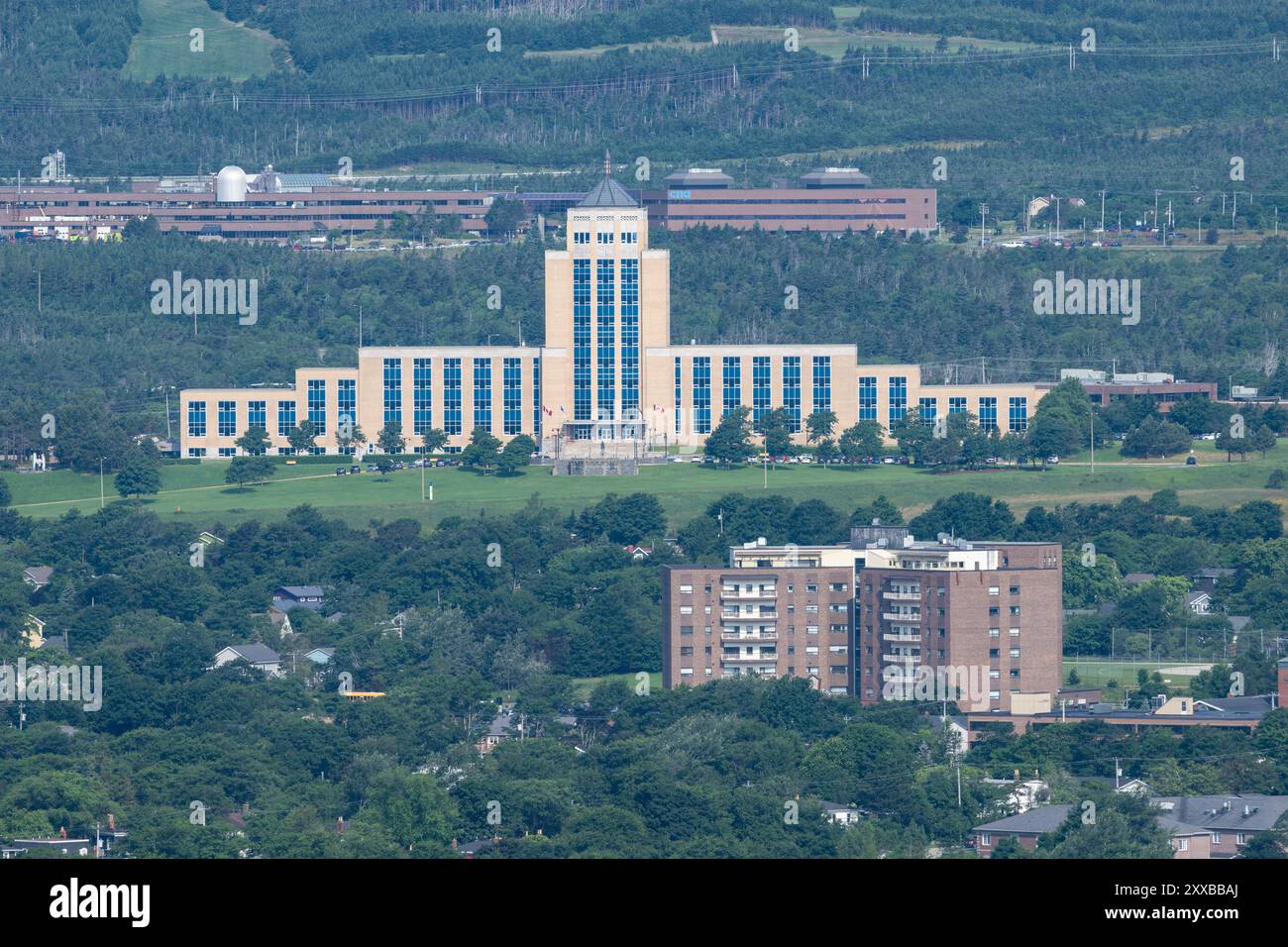 Confederation Building, Terranova e Labrador sede del governo, St. John's Foto Stock