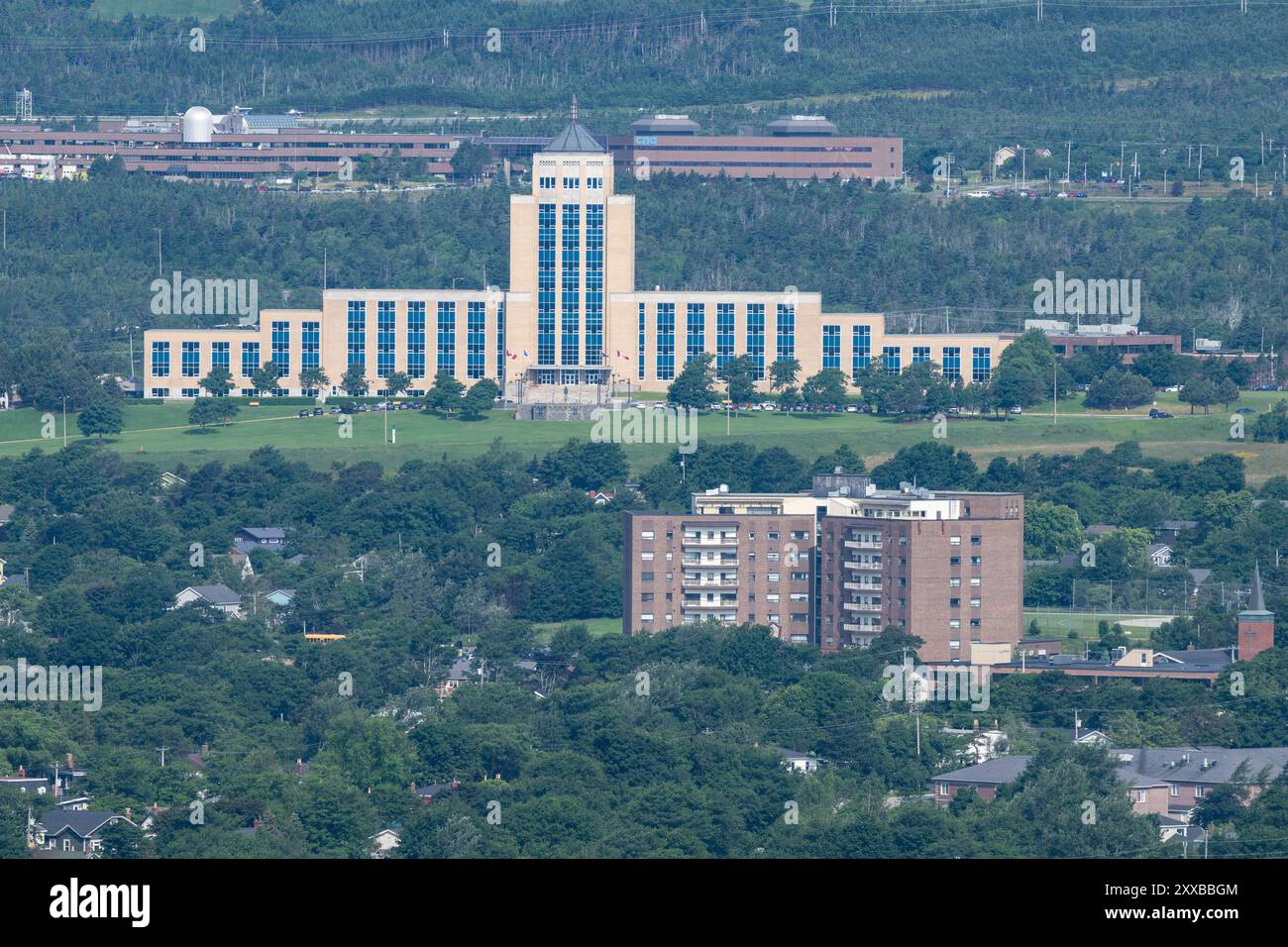 Confederation Building, Terranova e Labrador sede del governo, St. John's Foto Stock