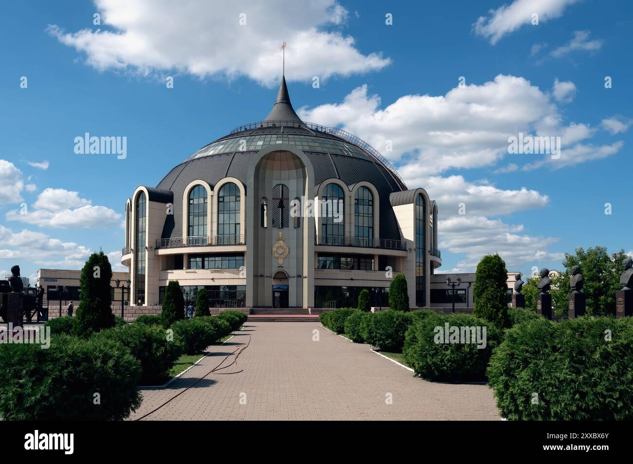 Tula, Russia - 24 luglio 2024: Vista panoramica dell'ingresso centrale al Museo Statale delle armi di Tula, in Russia. Foto Stock