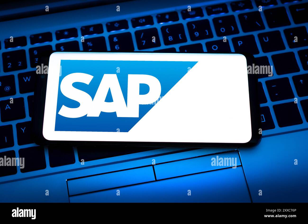 SAP società tedesca di software Foto Stock
