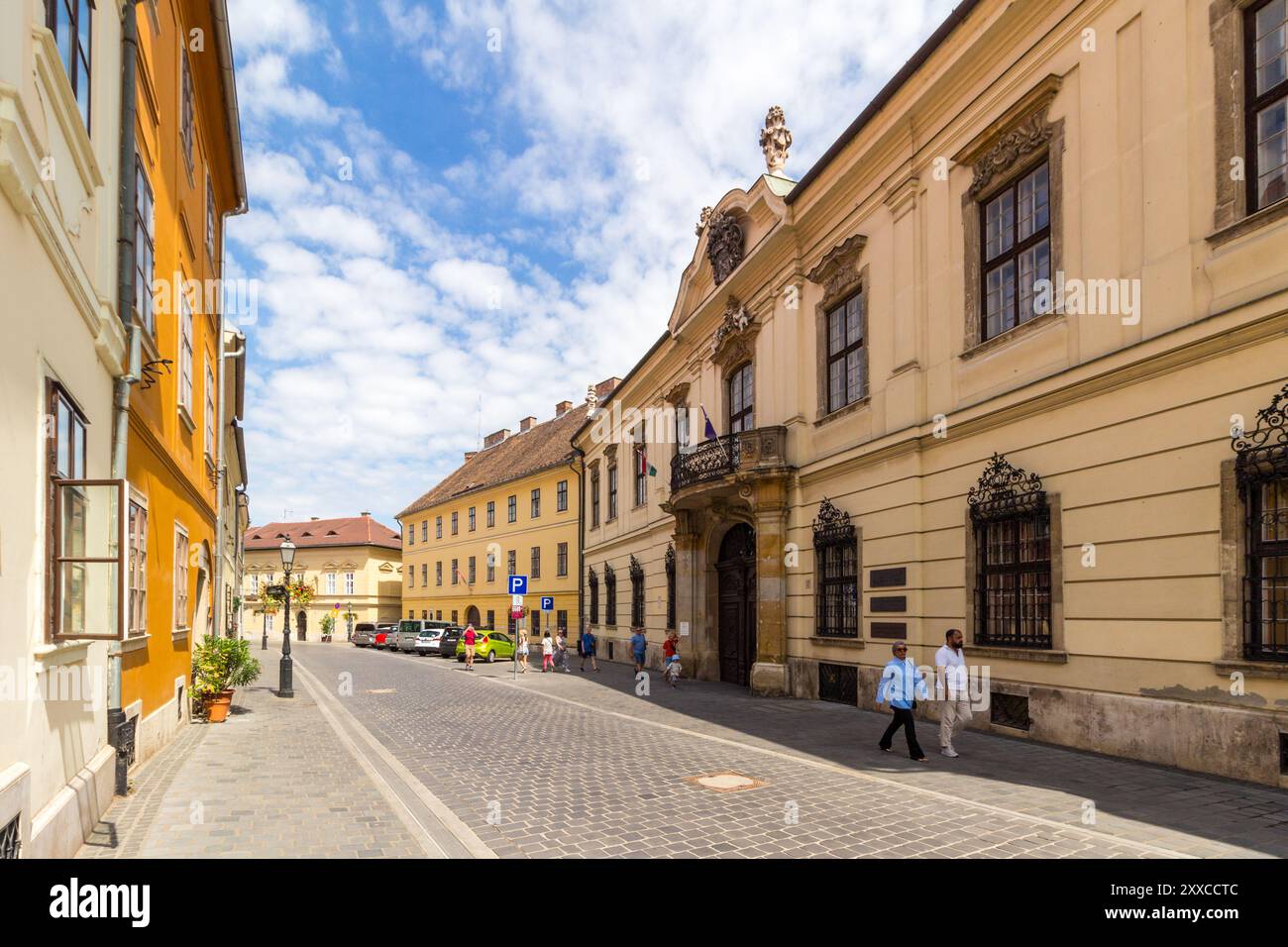 Museo di storia della musica, Tancsics Mihaly utca, quartiere del castello di Buda, Budapest, Ungheria Foto Stock